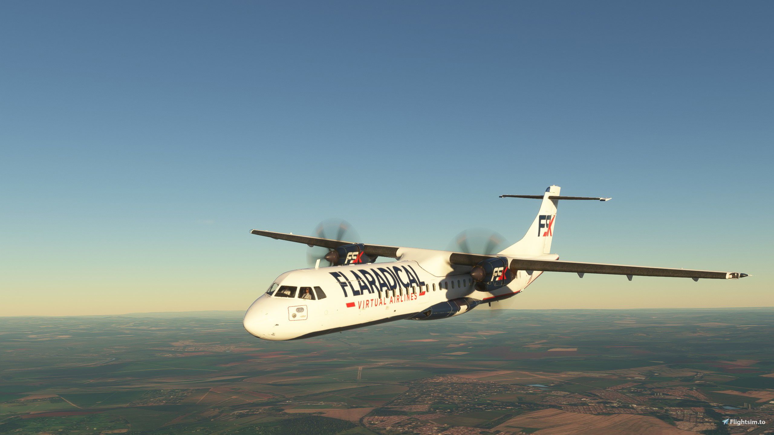 2560x1440 Asobo ATR 72 600 FLARADICAL PT FLA Liveries For MSFS