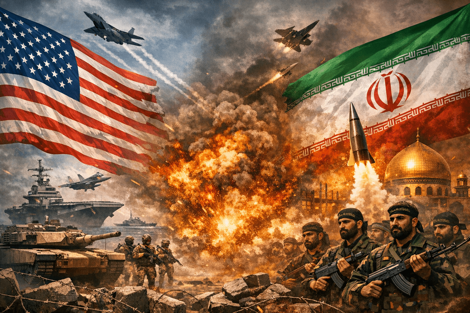1536x1024 US Iran War: Why It Could Happen (State of Union)