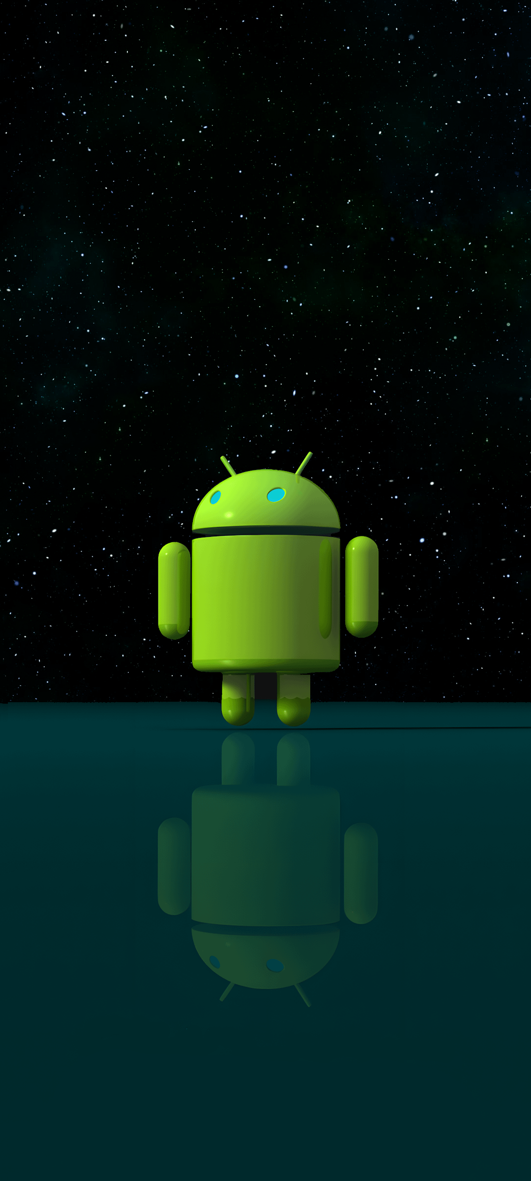 1080x2400 Bugdroid Wallpaper