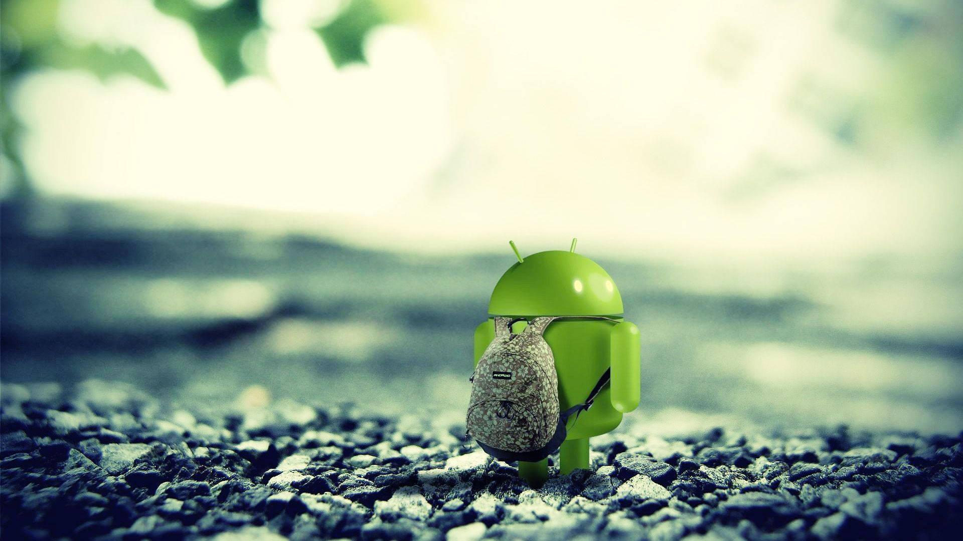 1920x1080 Old bugdroid wallpaper
