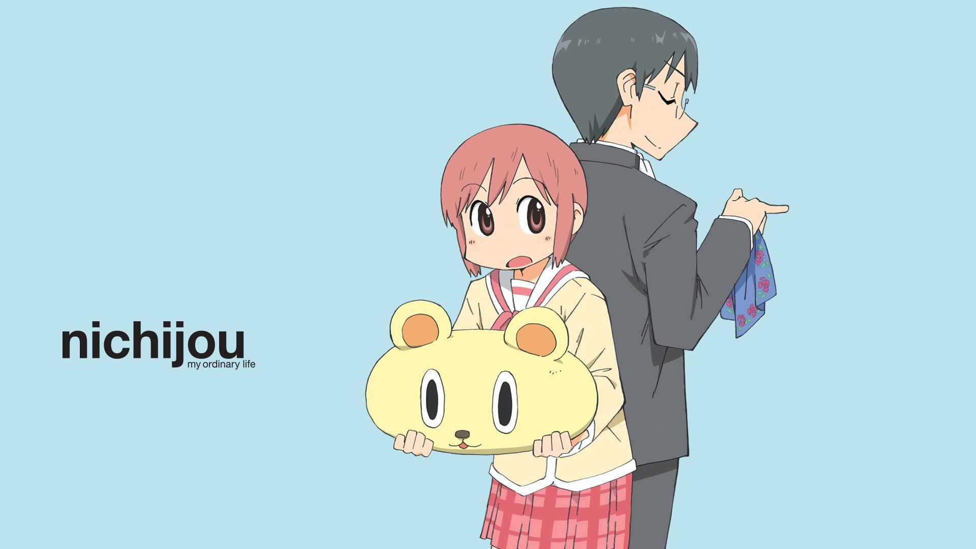 1920x1080 Download Koujirou Sasahara Misato Tachibana Anime Nichijō HD Wallpaperx1080