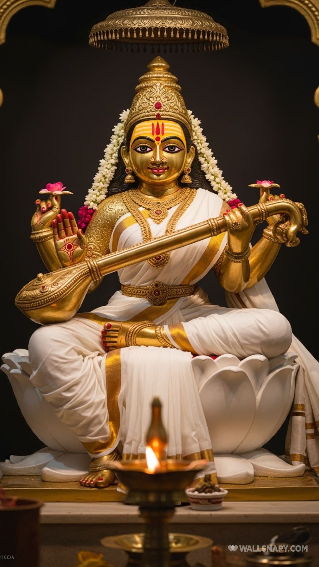 1080x1920 Saraswati iphone ai HD mobile wallpaper
