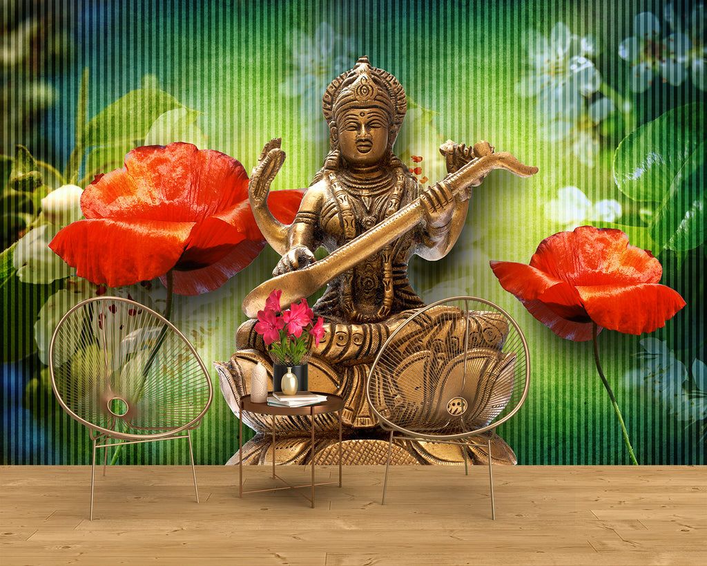 1024x819 Goddess Saraswati Wallpaper