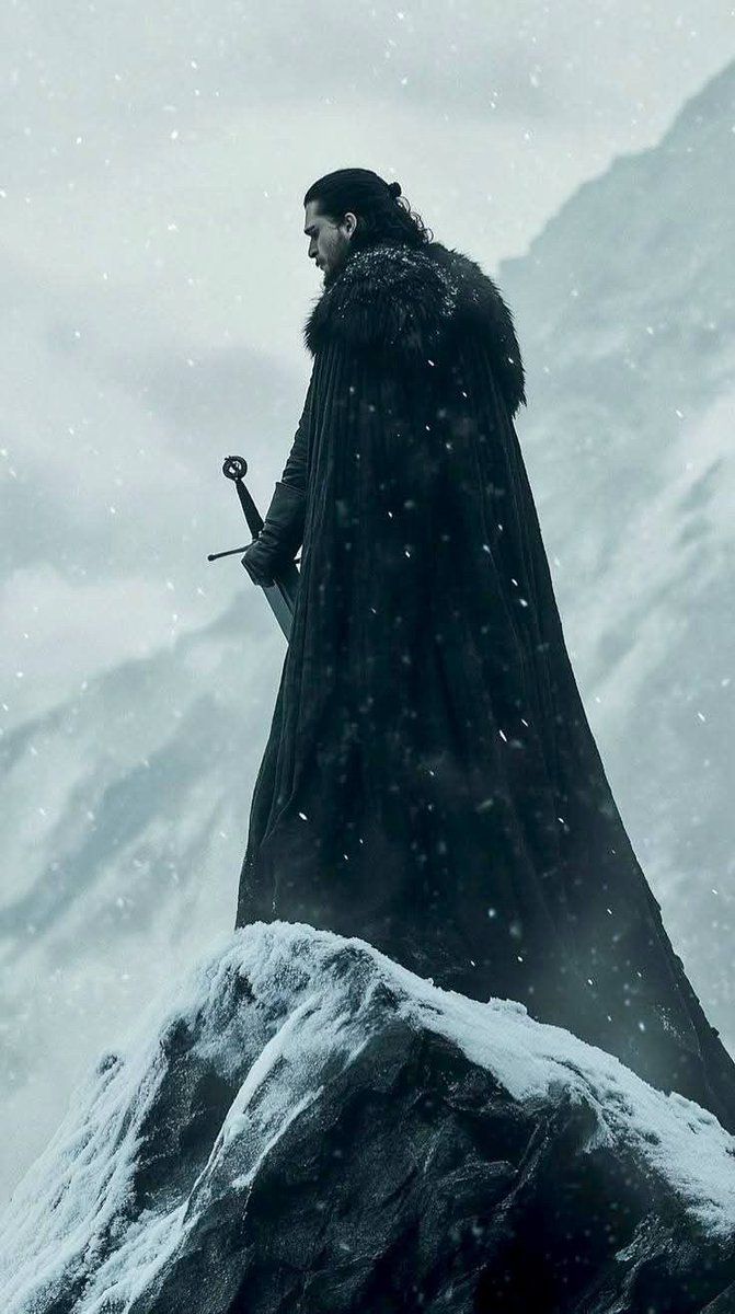 671x1200 4K HD Android Wallpaper Need Tap Hold Load 8K iPhone iOS theme Jon Snow Game of Thrones GOT Winter Is Coming