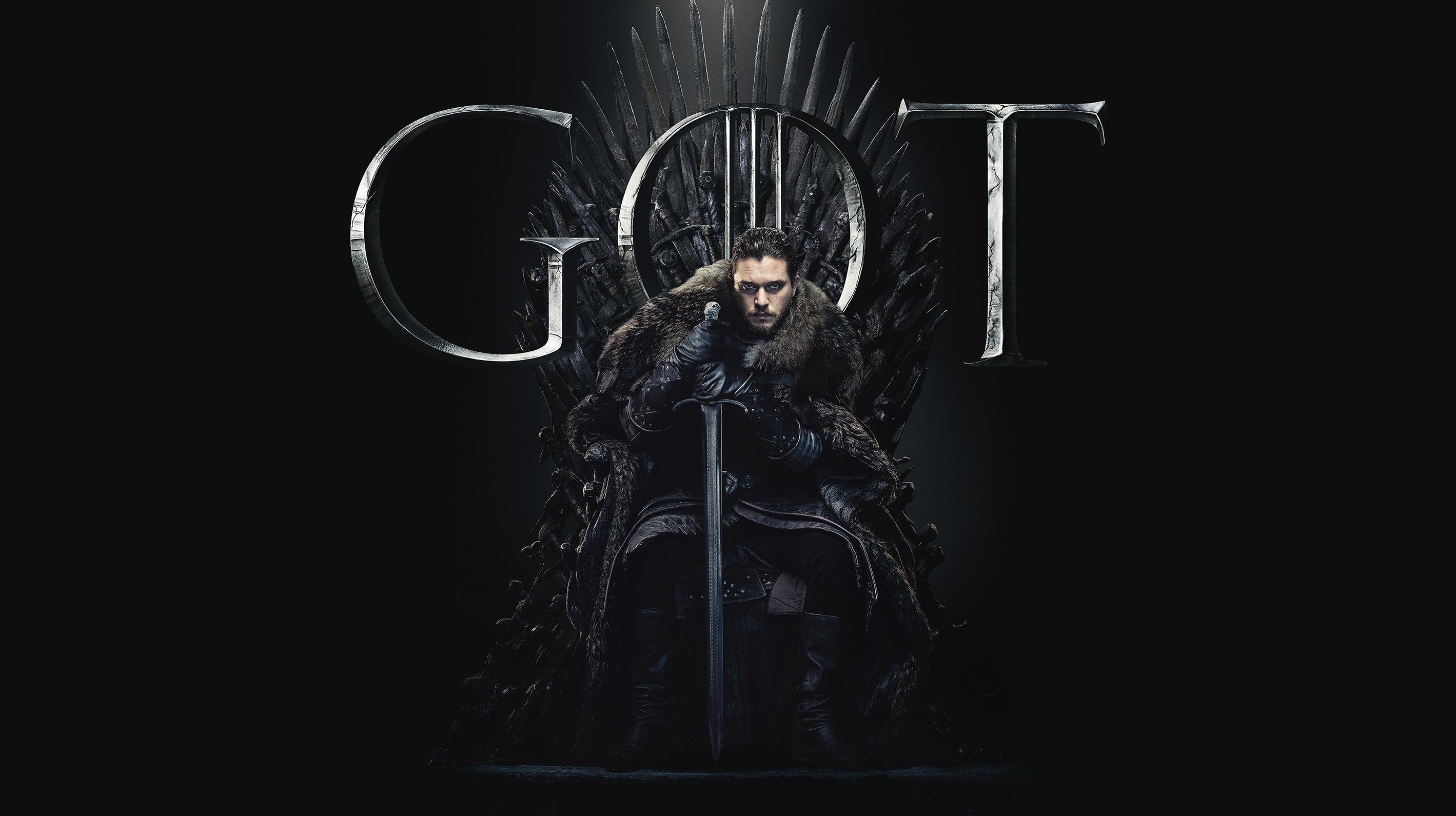 2838x1591 Jon Snow Game Of Thrones Season 8 Poster Wallpaper, HD TV Series 4K Wallpaper, Image and Background