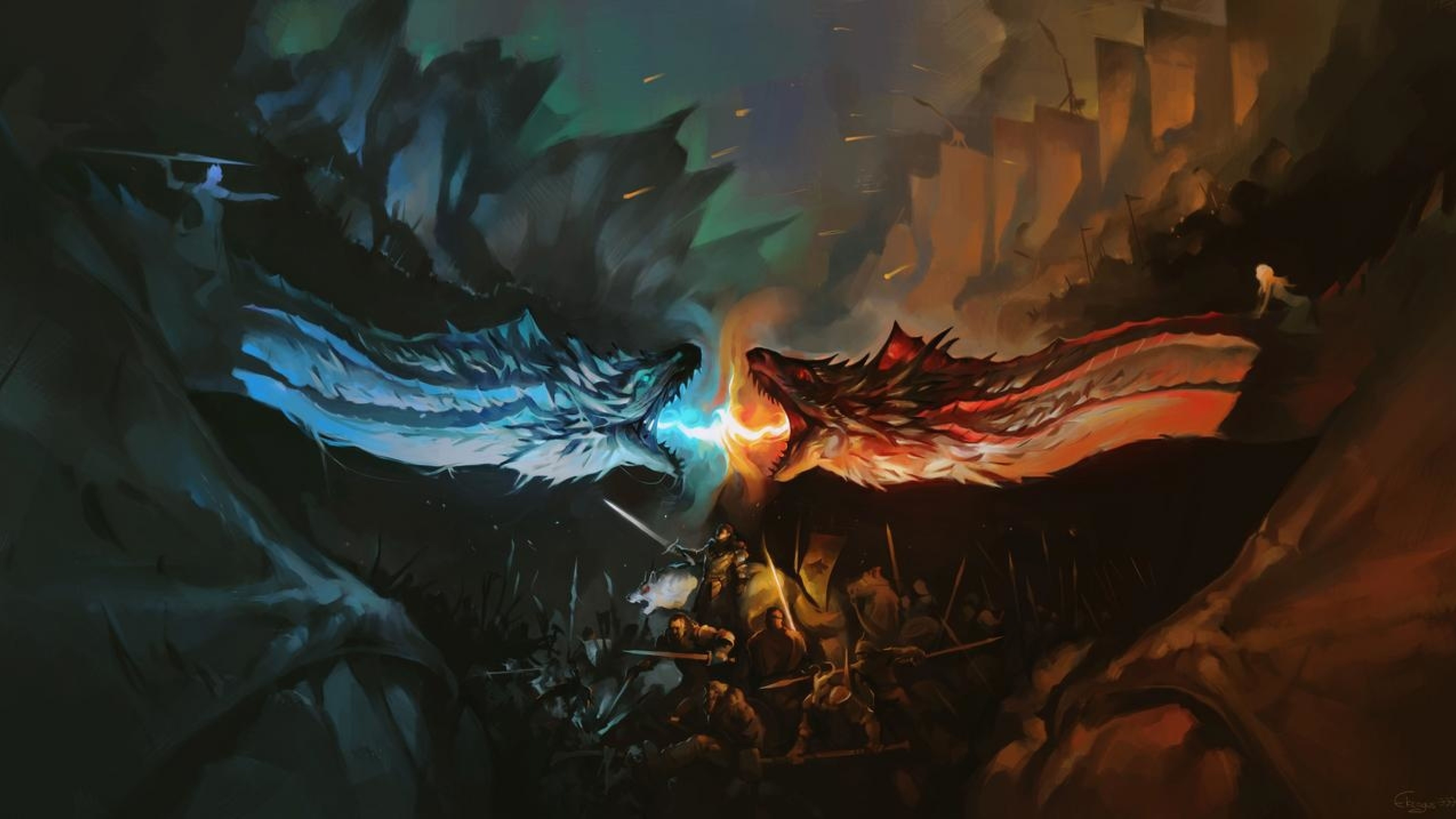 7680x4320 Dragon 8k Wallpaper