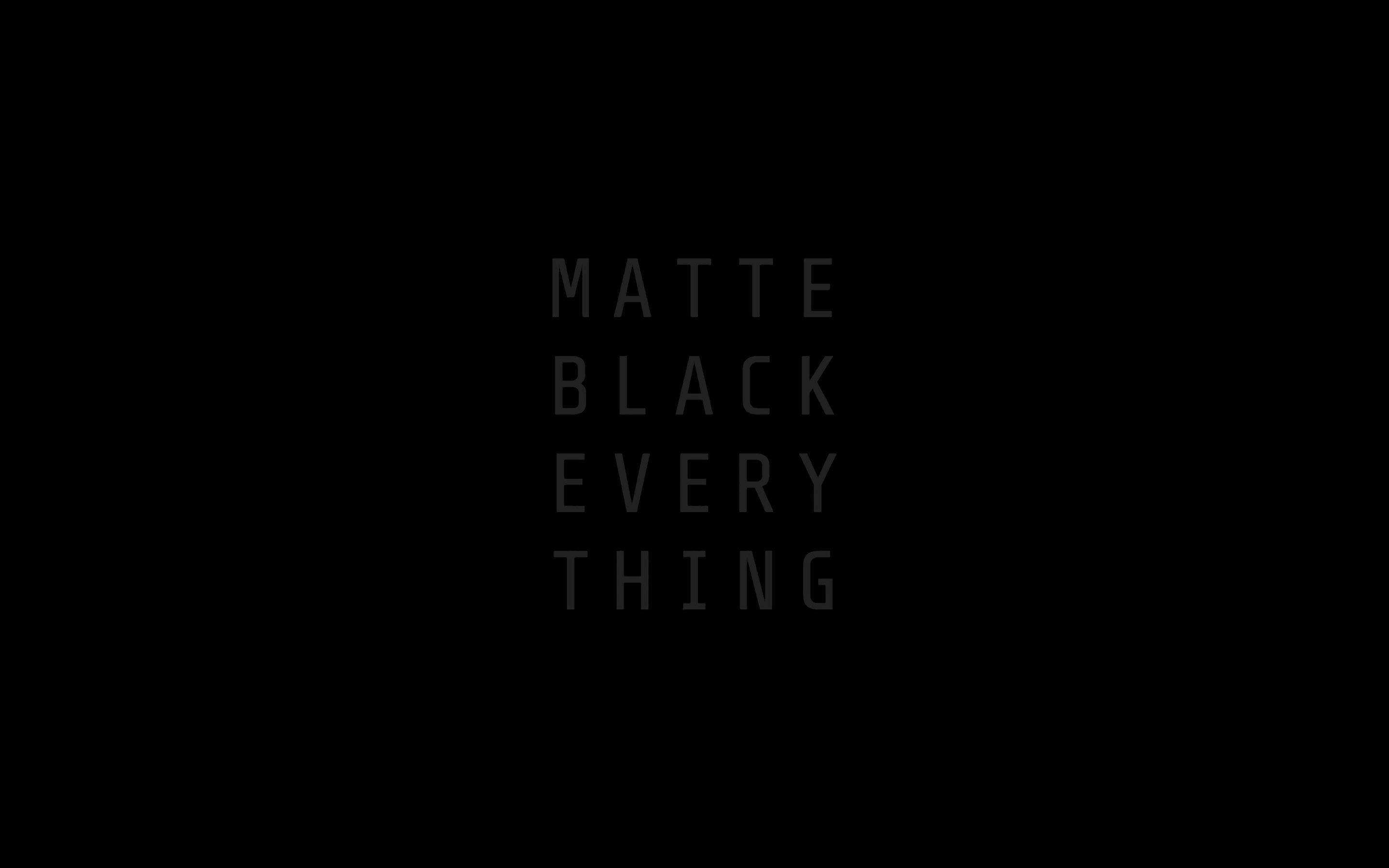 2880x1800 Matte Black Everything MKBHD Macbook Pro Retina HD 4k Wallpaper, Image, Background, Photo and Picture
