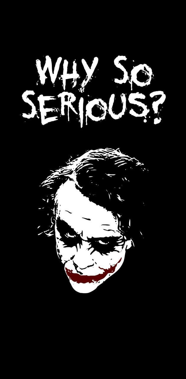 630x1280 why so serious wallpaper