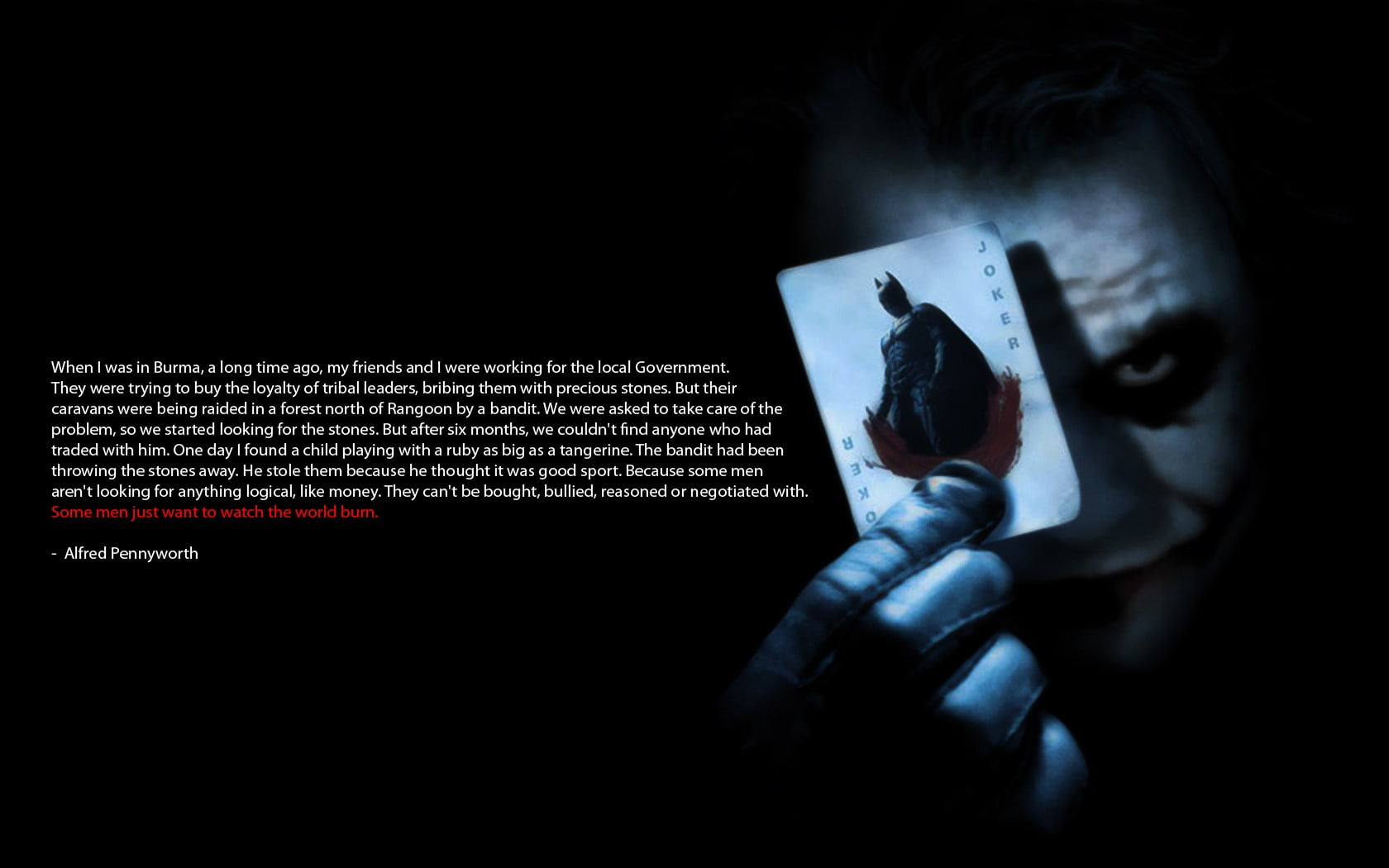 1680x1050 Black background with text overlay, black background, movies, quote, Joker HD wallpaper