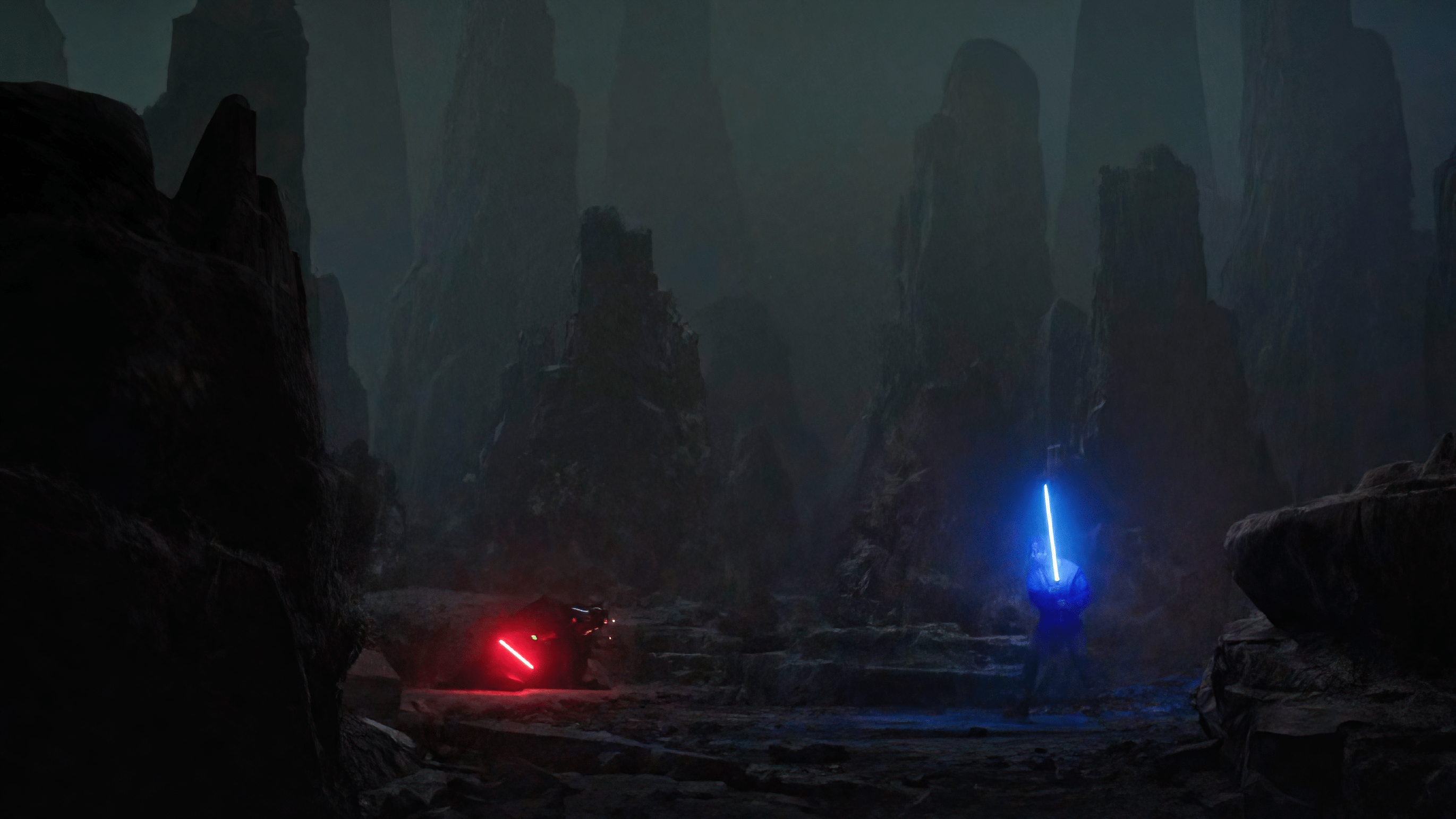 2741x1542 I made some 4K Wallpaper from Kenobi's last two episodes. What a finale!