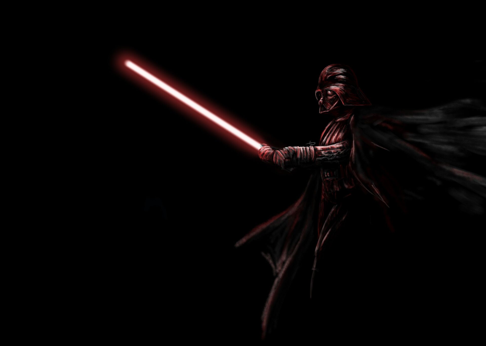 1920x1367 Obi Wan Kenobi Vs Darth Vader