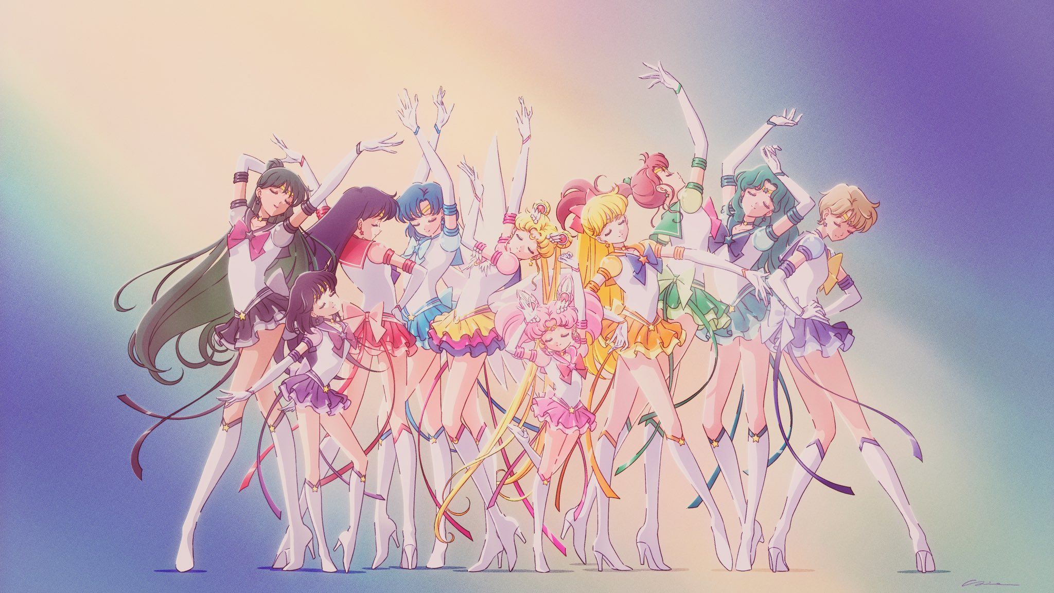 2048x1152 Bishoujo Senshi Sailor Moon (Pretty Guardian Sailor Moon) Wallpaper by Sidney Deng Anime Image Board