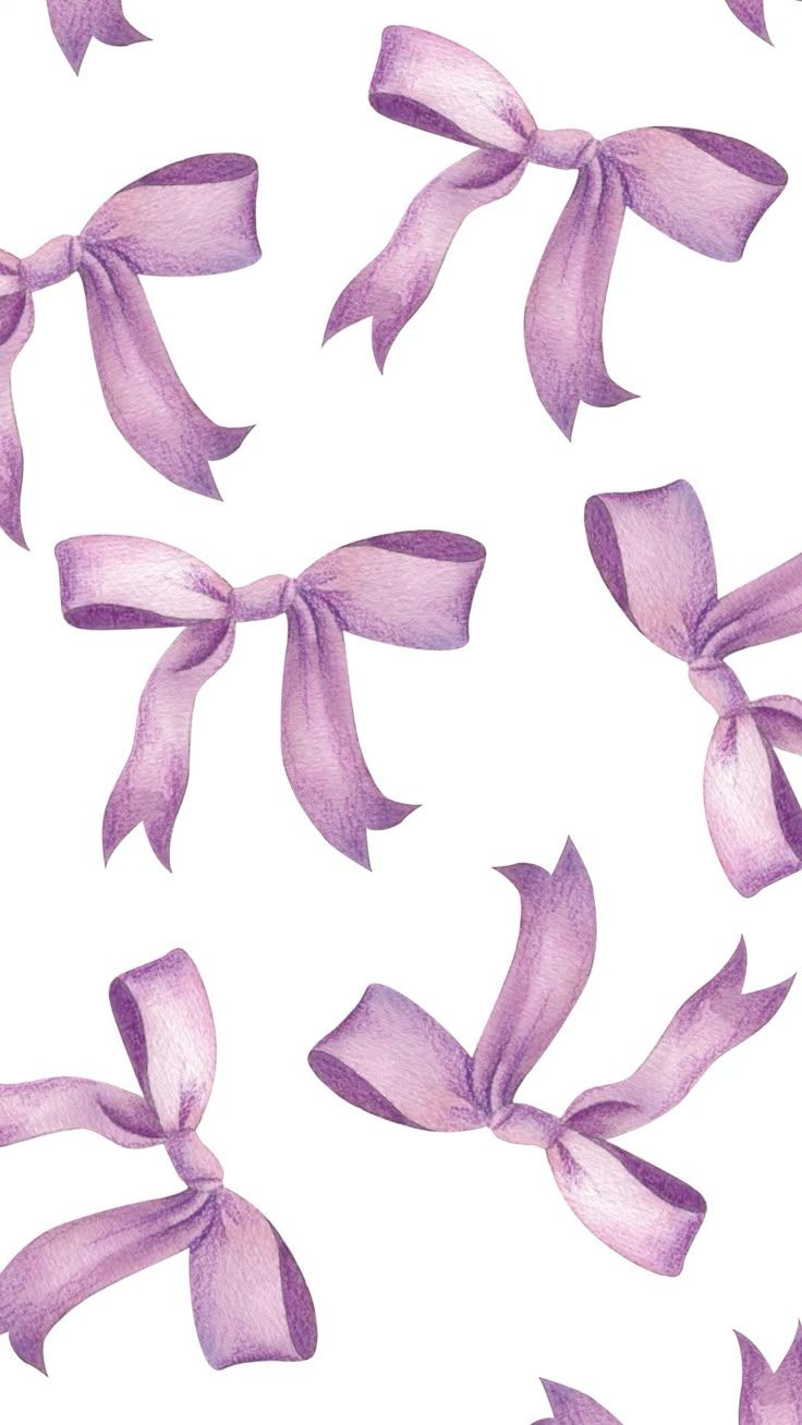 736x1308 Cute purple bow iPhone wallpaper! Trendy bows adorable phone background! Free purple preppy phone