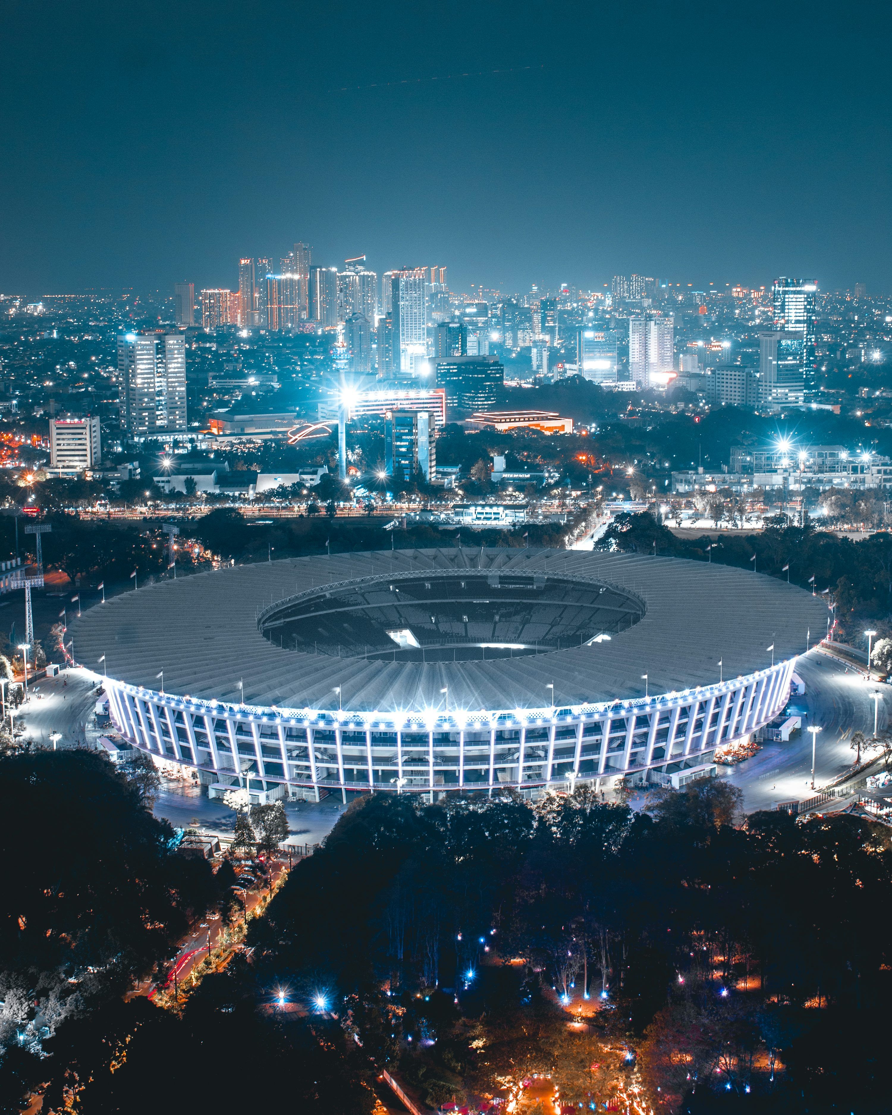 3000x3750 Soccer Specific Stadium During Night Time Photo