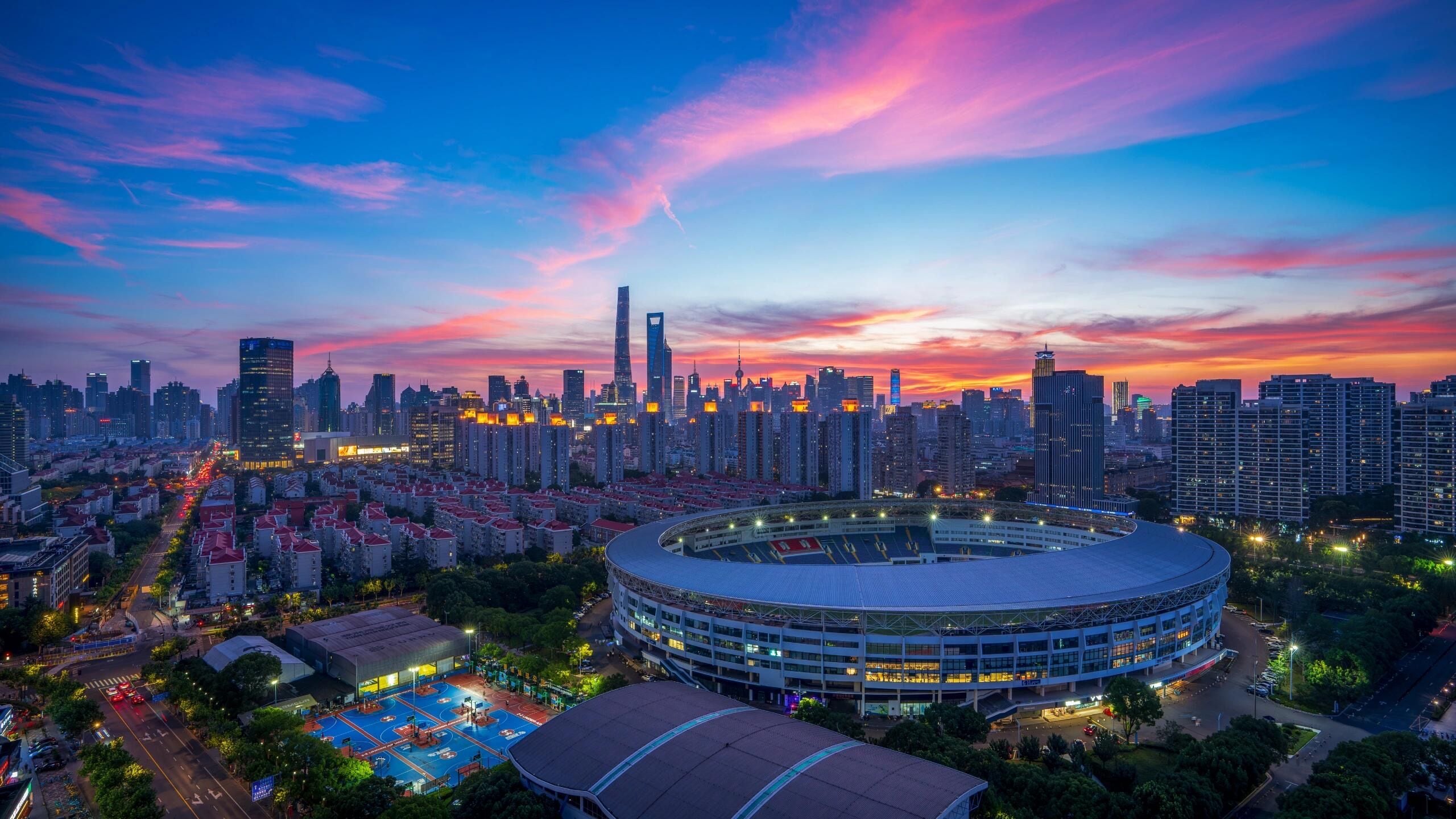 2560x1440 Yuanshen Sports Center Opens! A New Sports Landmark in Pudong, the Trendiest Spot in the City to Check In. Trip.com Shanghai
