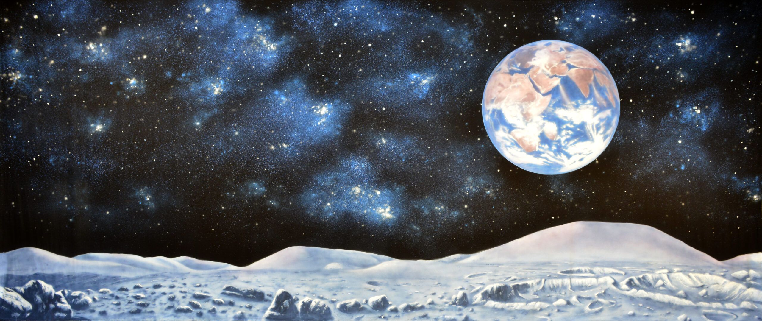 2560x1078 Lunar Landscape