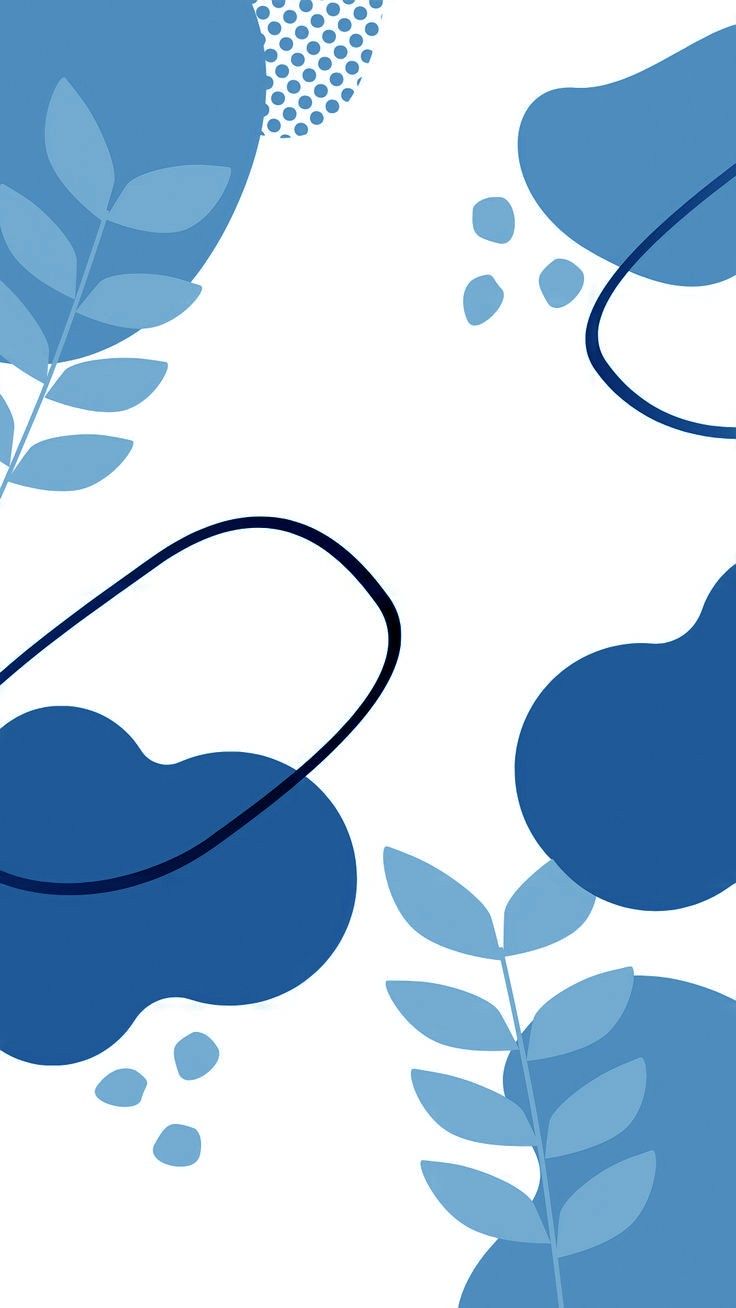 736x1308 BLUE MINIMALIST AESTHETIC WALLPAPER V2