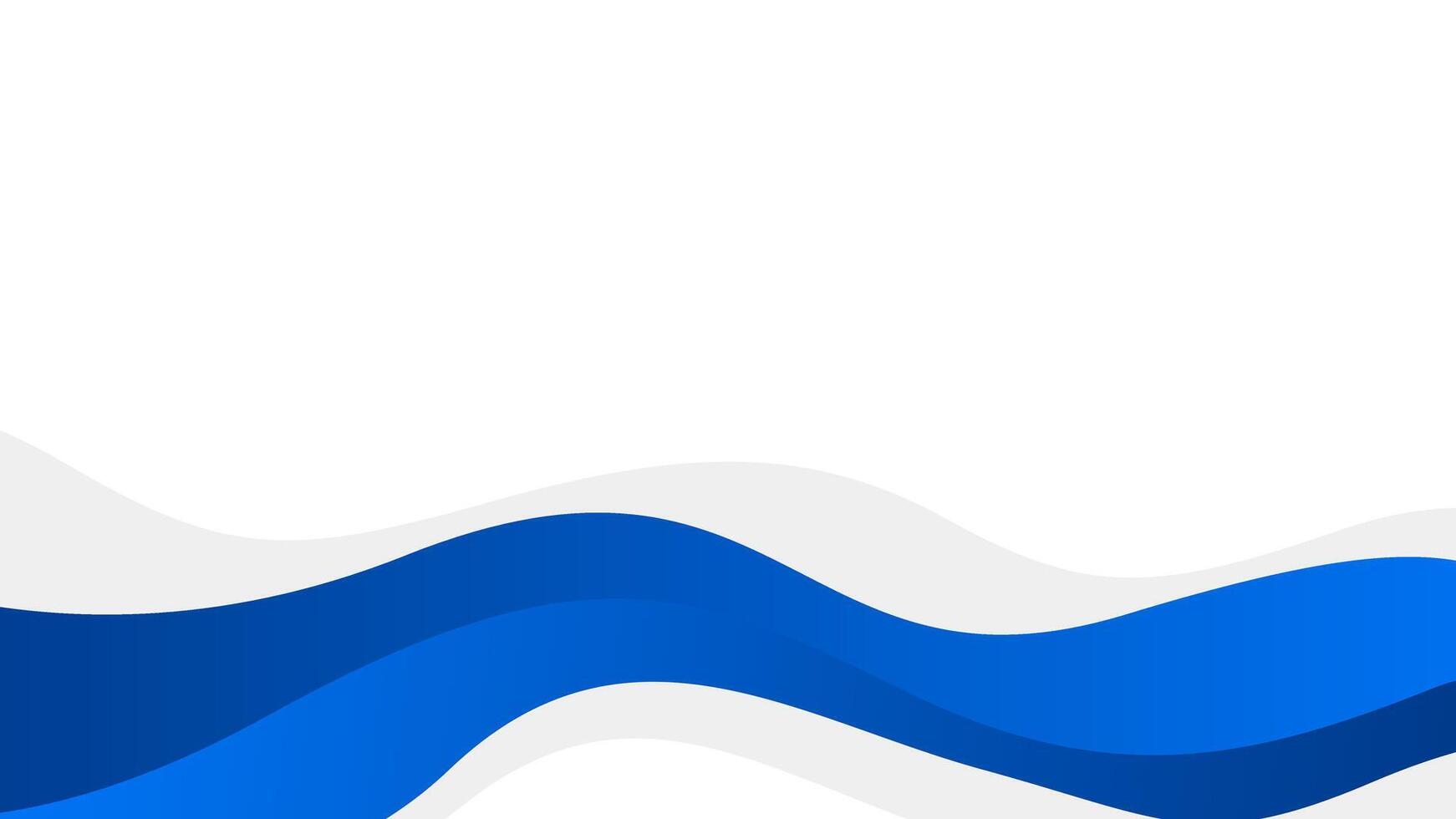 1742x980 Abstract blue and white wave background, modern minimalist wallpaper