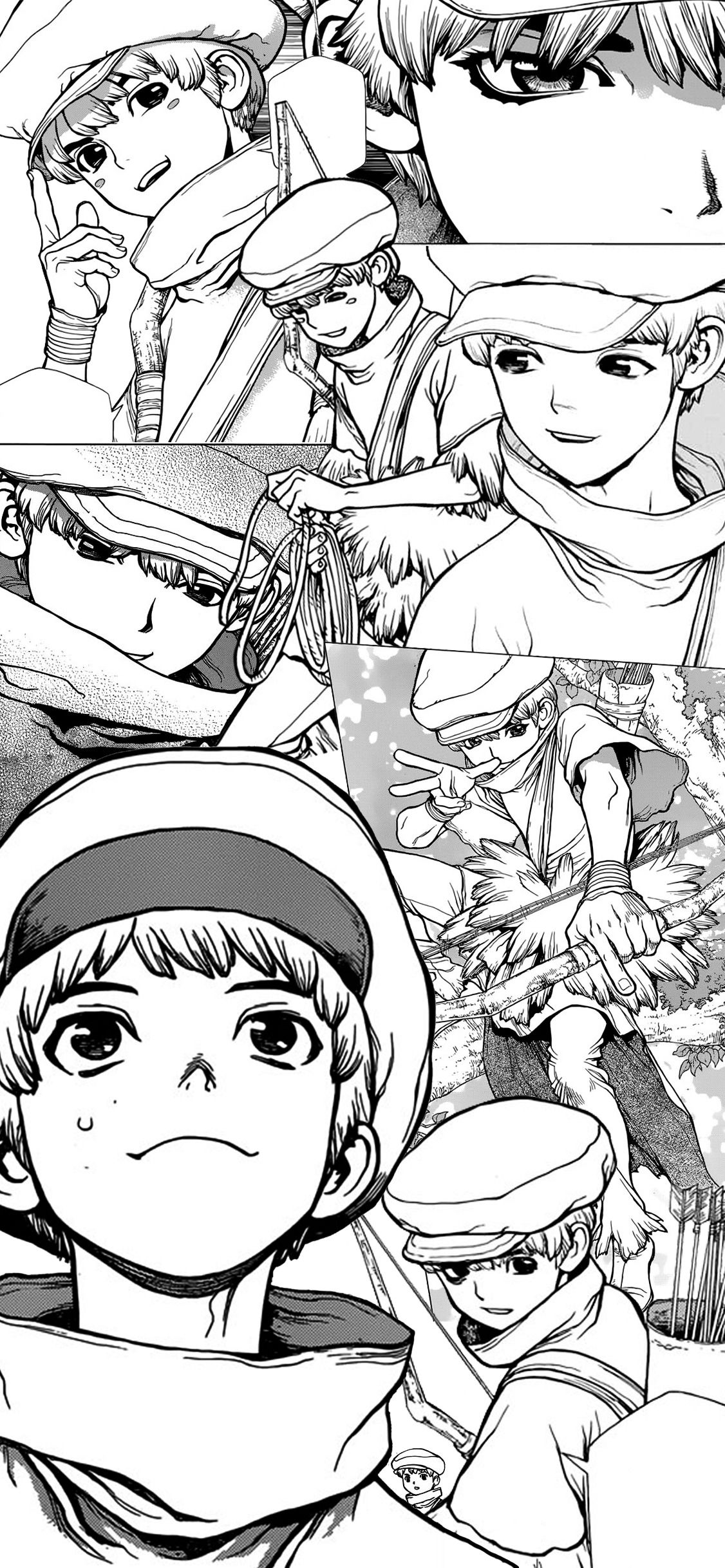 1126x2436 Dr.Stone phone wallpaper Ukyo