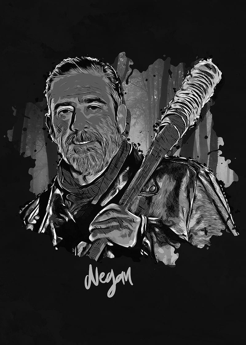 800x1120 Negan, the walking dead, HD phone wallpaper