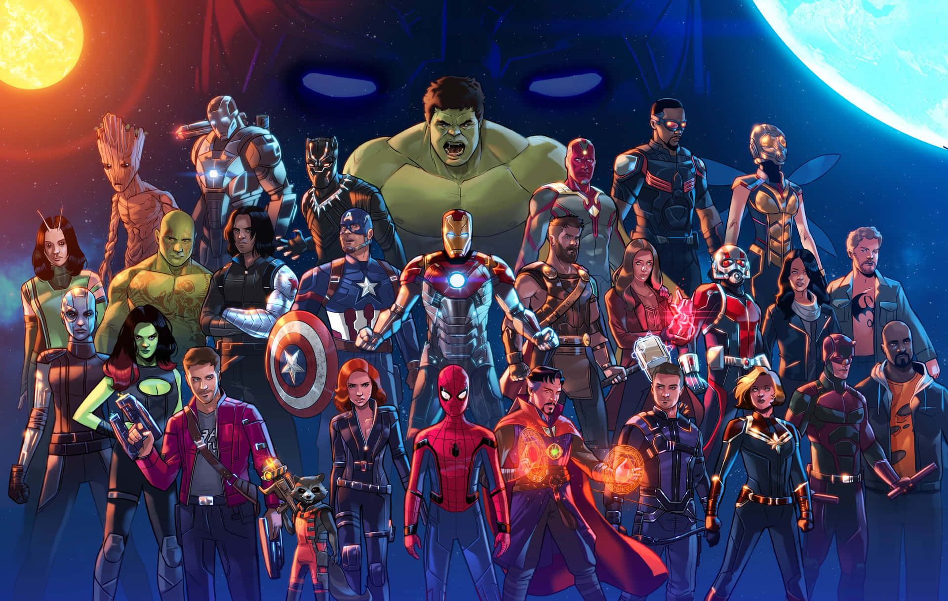 1920x1217 Marvel Aesthetic Laptop Wallpaper