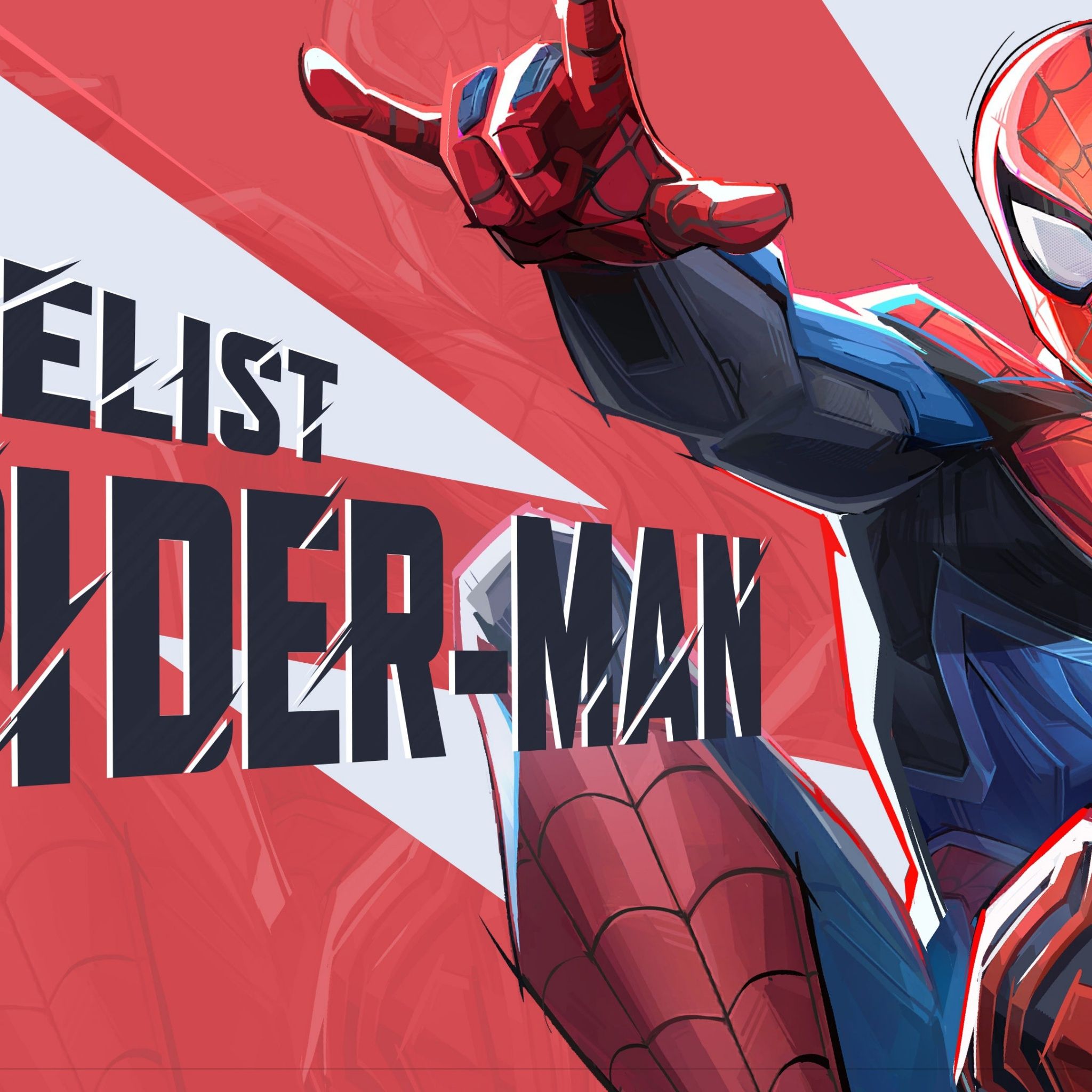2048x2048 Spider Man Background Spider Man Wallpaper 4K, Red Aesthetic, Marvel Superheroes