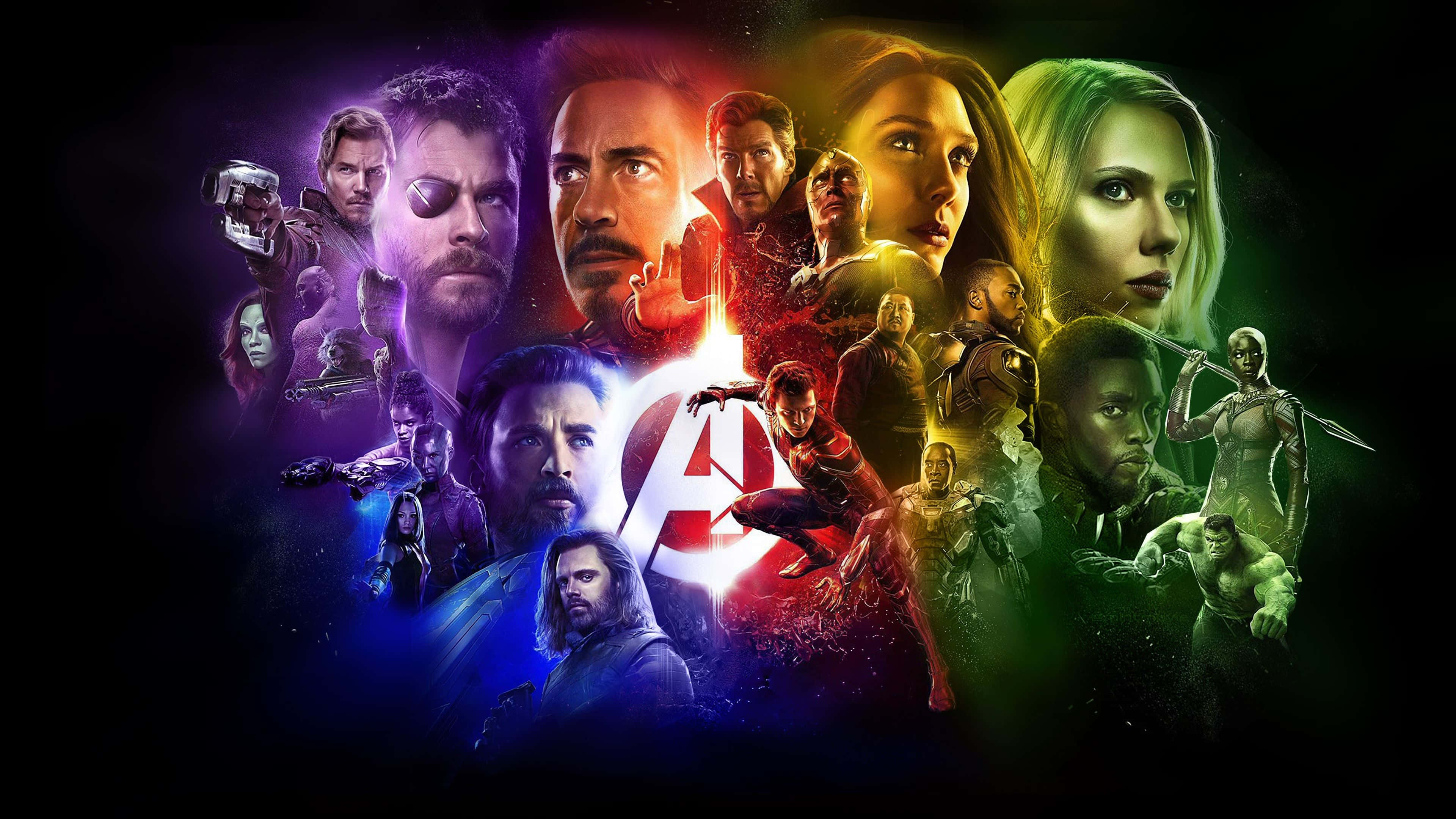 3840x2160 Download Faces Of Avengers Marvel Aesthetic Laptop Screensaver Wallpaper