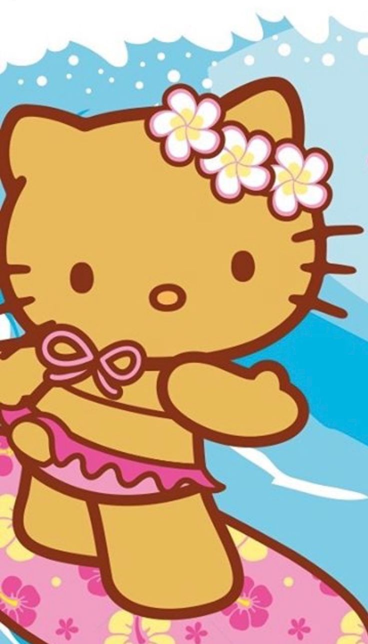 736x1287 Hawaii Hello Kitty Wallpaper