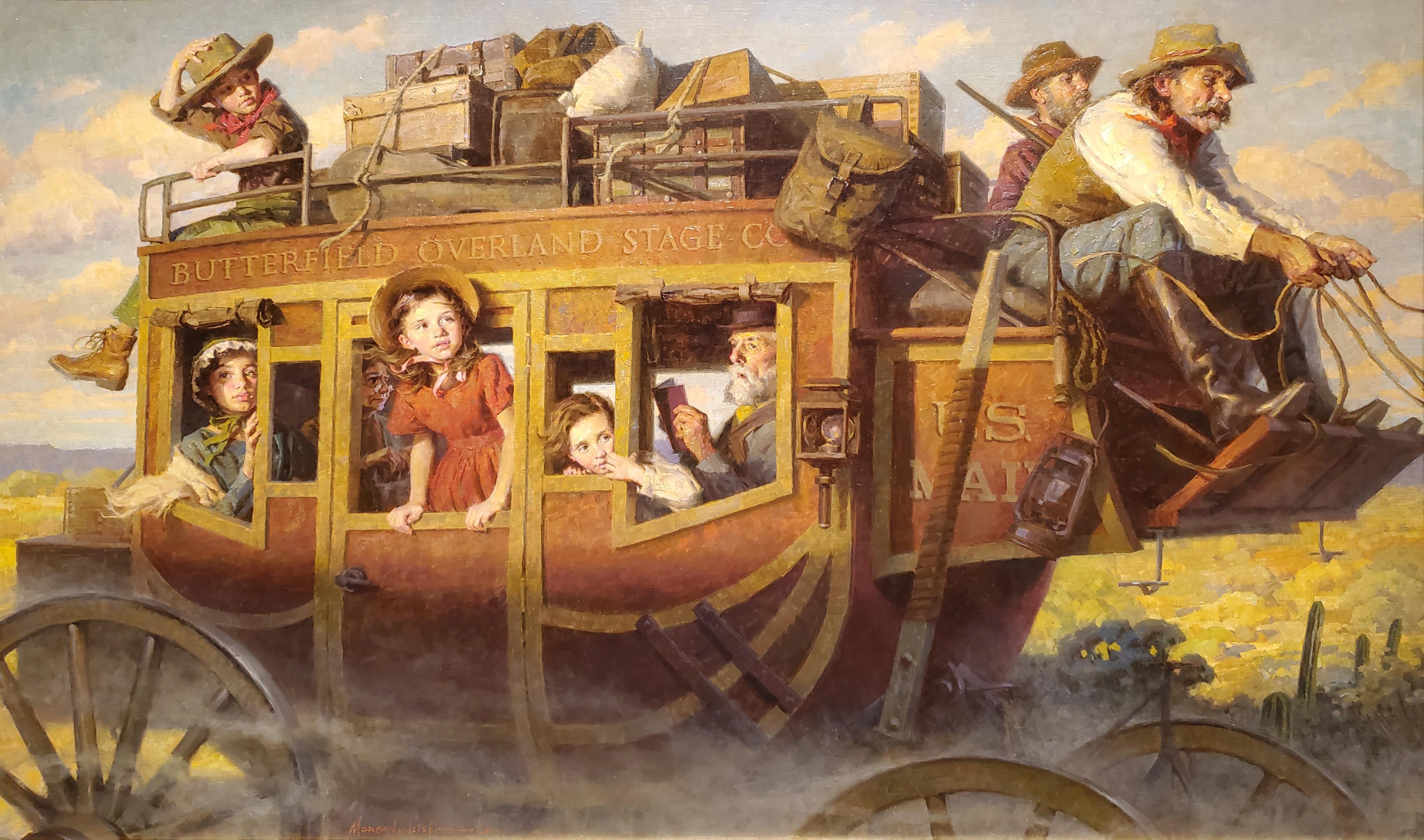 3652x2156 The Stagecoach Journey HD wallpaper