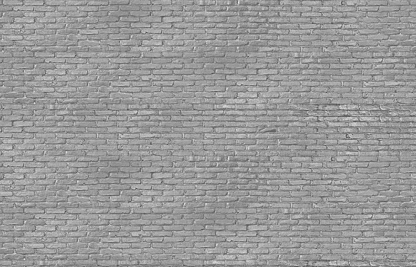 Hình nền gạch xám bạc 1438x923 thiết kế bởi Piet Hein Eek cho Hình nền NLXL - BURKE DECOR