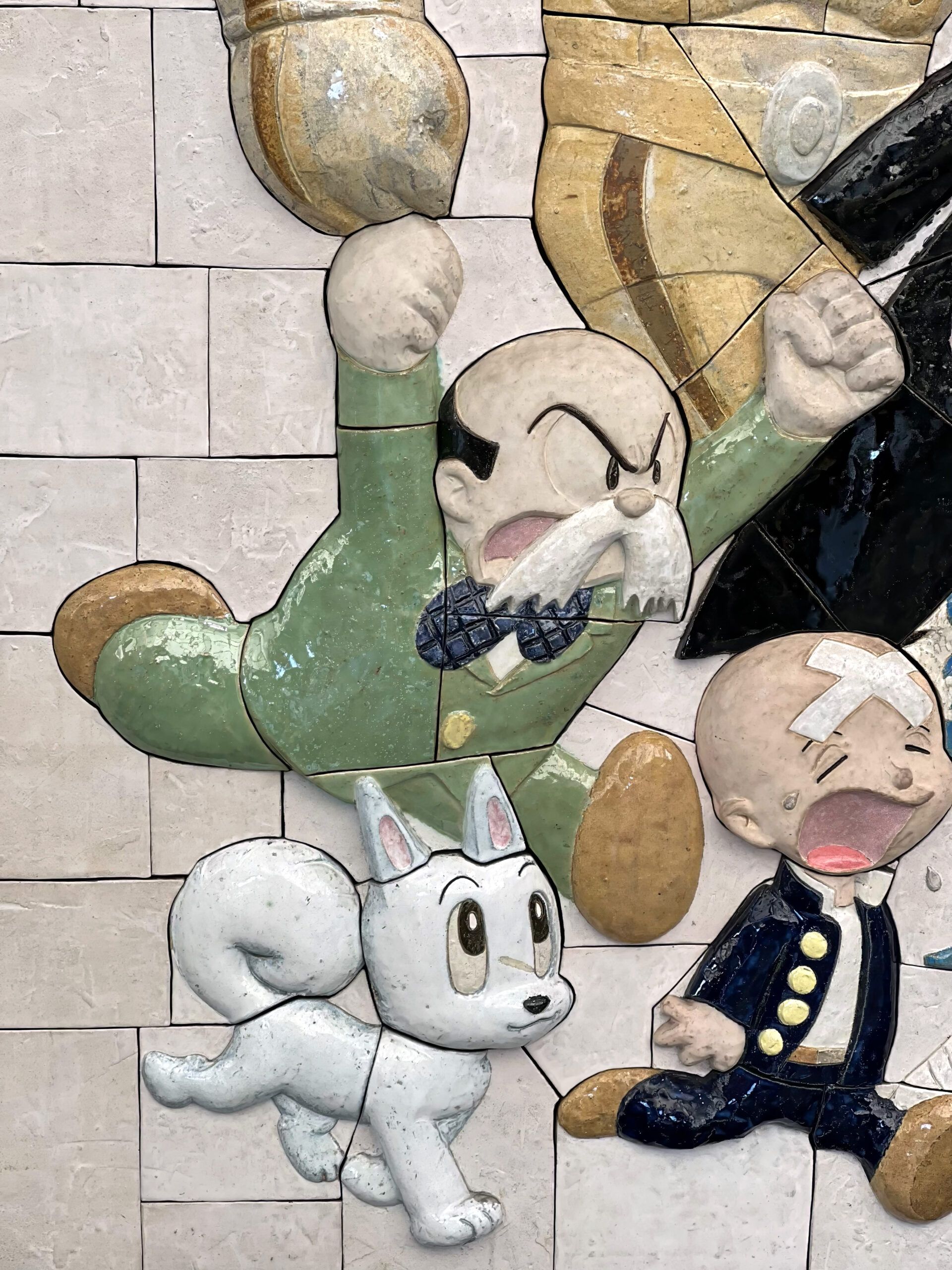 1920x2560 Osamu Tezuka's ceramic relief in Kōtō, Tokyo