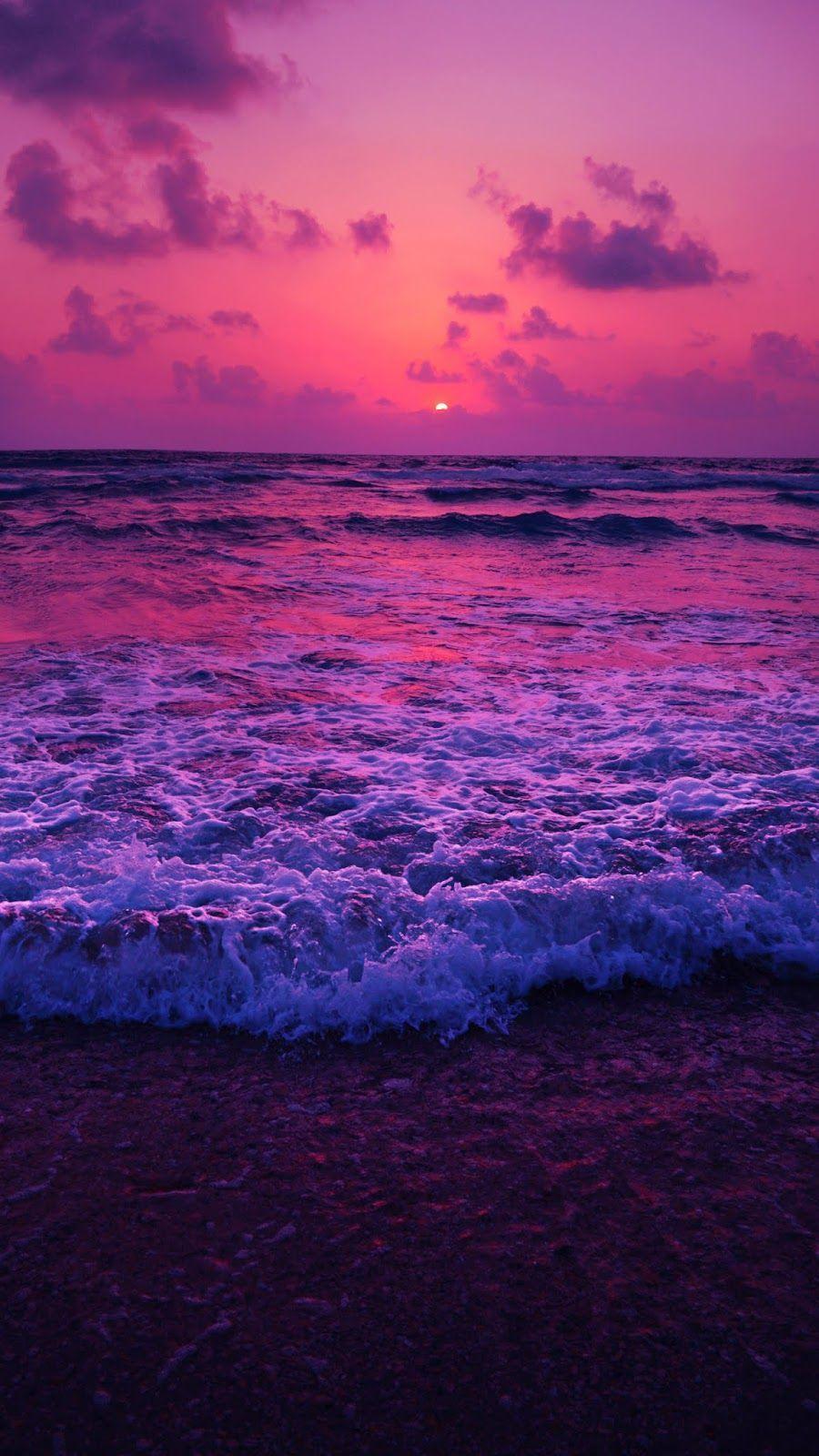 900x1600 Beach in the twilight sunset #wallpaper #iphone #android #background #followme. Sunset wallpaper, Nature wallpaper, Sky aesthetic