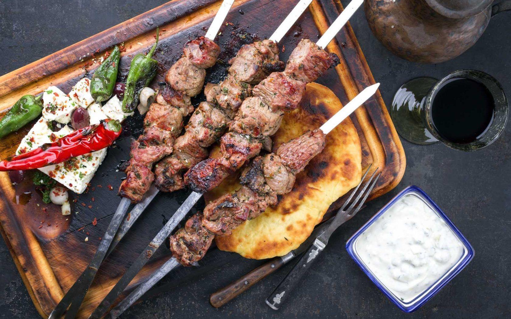 1680x1050 Food From Greece Wallpaper