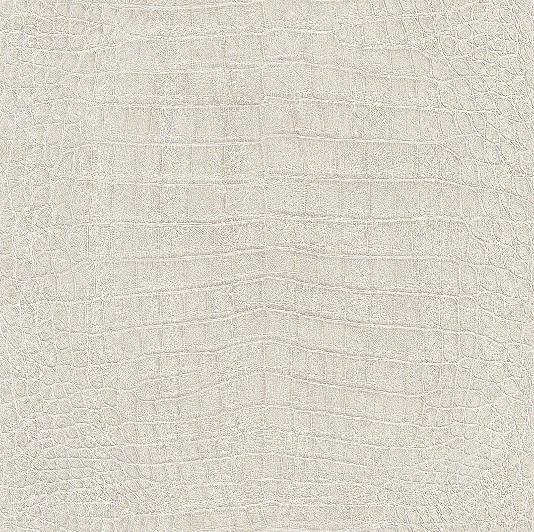 1060x1056 Non Woven Wallpaper Rasch Crocodile Skin Cream 474152