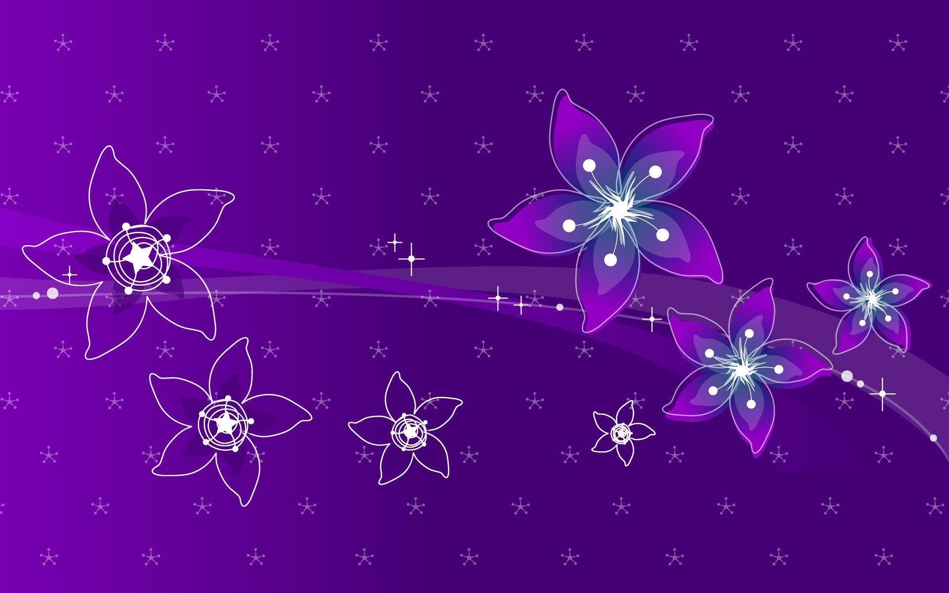 1920x1200 Purple Flower Background