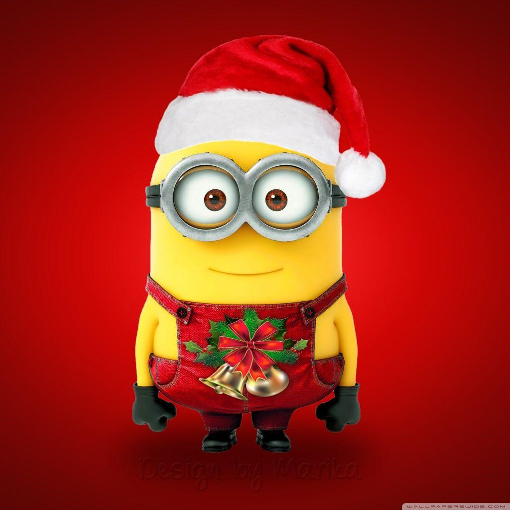 1024x1024 Merry Christmas Minions Ultra HD Desktop Background Wallpaper for 4K UHD TV : Widescreen & UltraWide Desktop & Laptop : Tablet