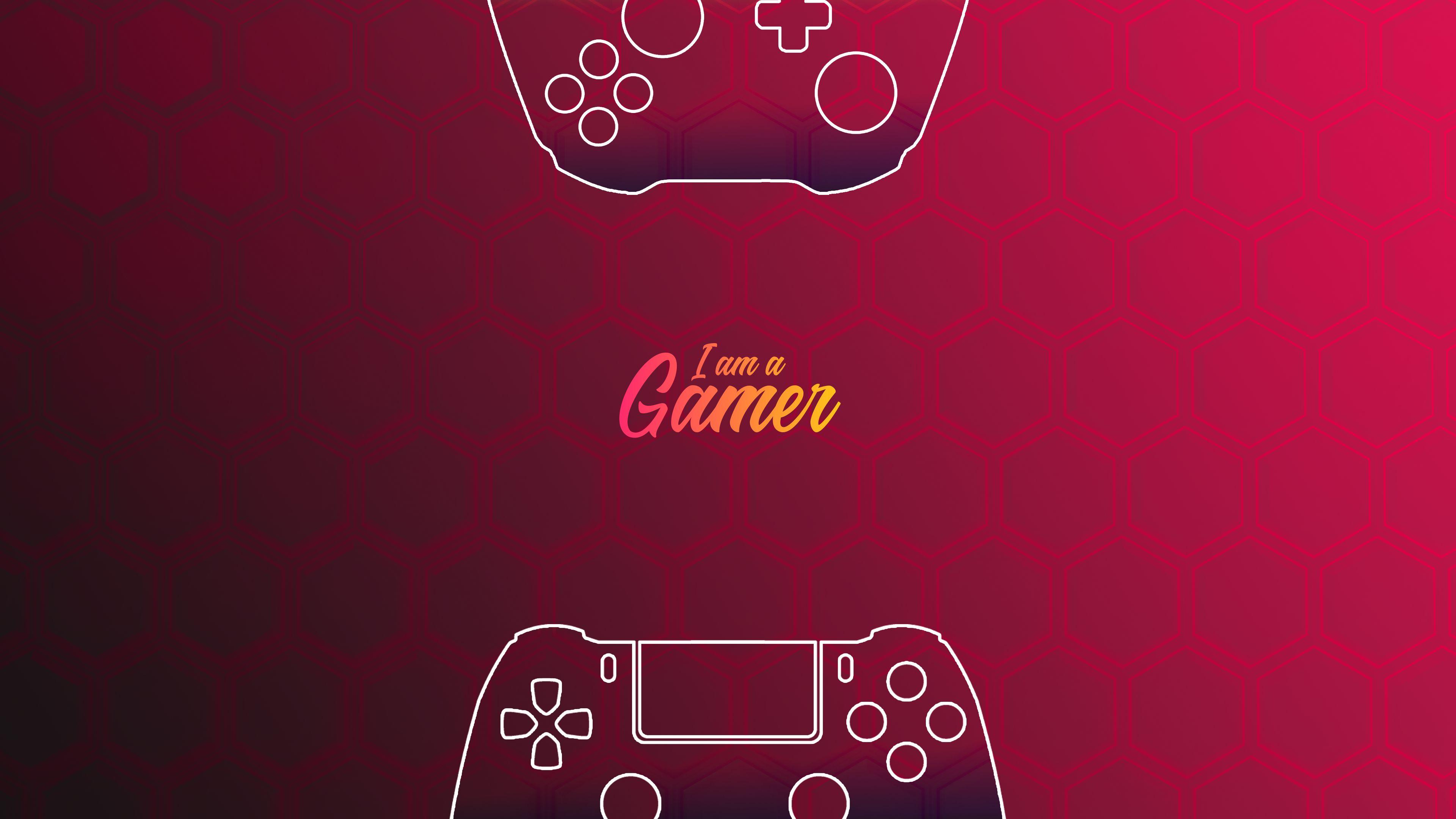 3840x2160 I am a Gamer Art 4K Wallpaper, HD Games 4K Wallpaper, Image, Photo and Background