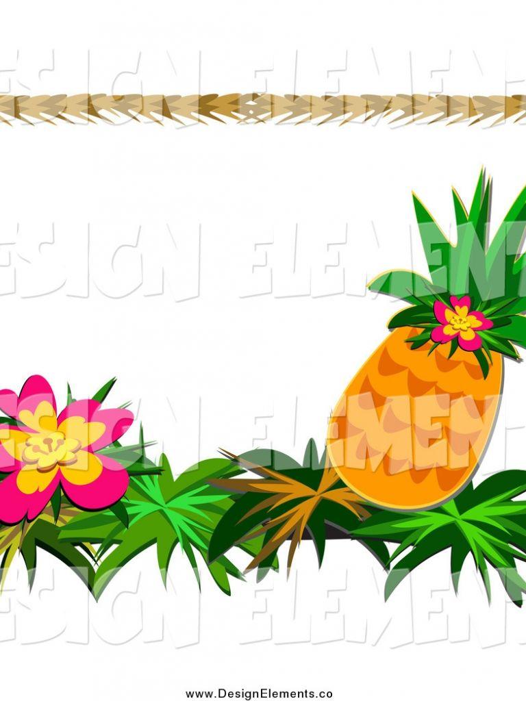 768x1024 Free download Clip Art of a Tropical Flower and Pineapple Border by bpearth 42204 [1024x1044] for your Desktop, Mobile & Tablet. Explore Wallpaper Border with Pineapples. Pineapple Wallpaper for