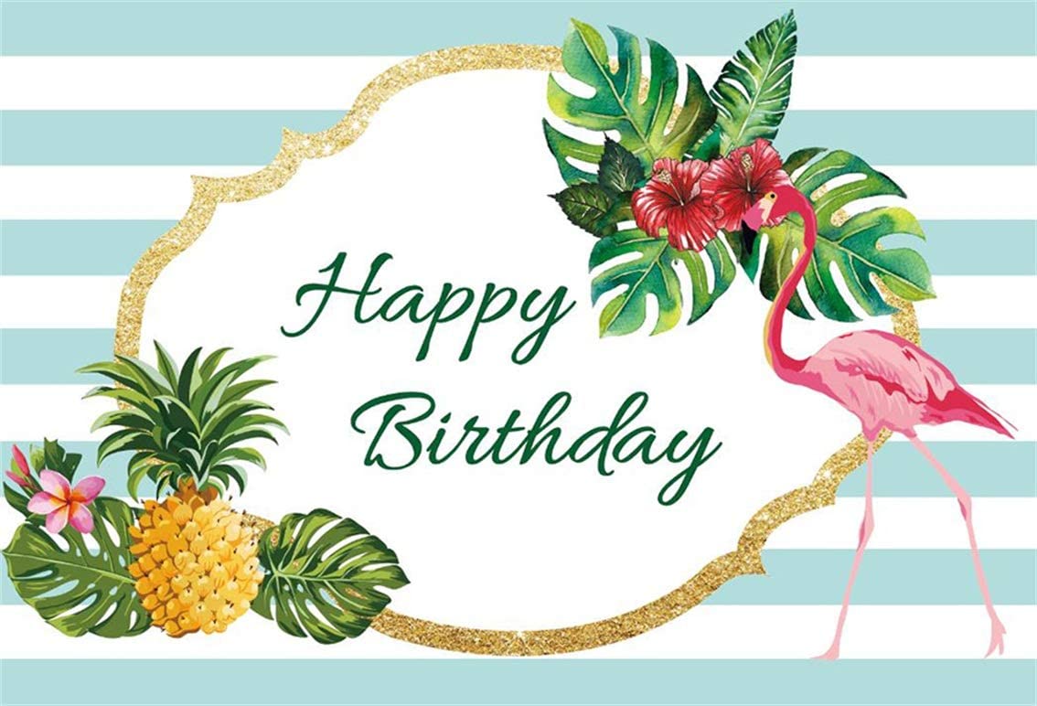 1134x772 Amazon.com : CSFOTO 7x5ft Background for Flamingo Tropical Pineapple Birthday Party Decor Photography Backdrop Summer Party Palm Banner Celebration Child Adult Portrait Photo Studio Props Polyester Wallpaper : Camera & Photo