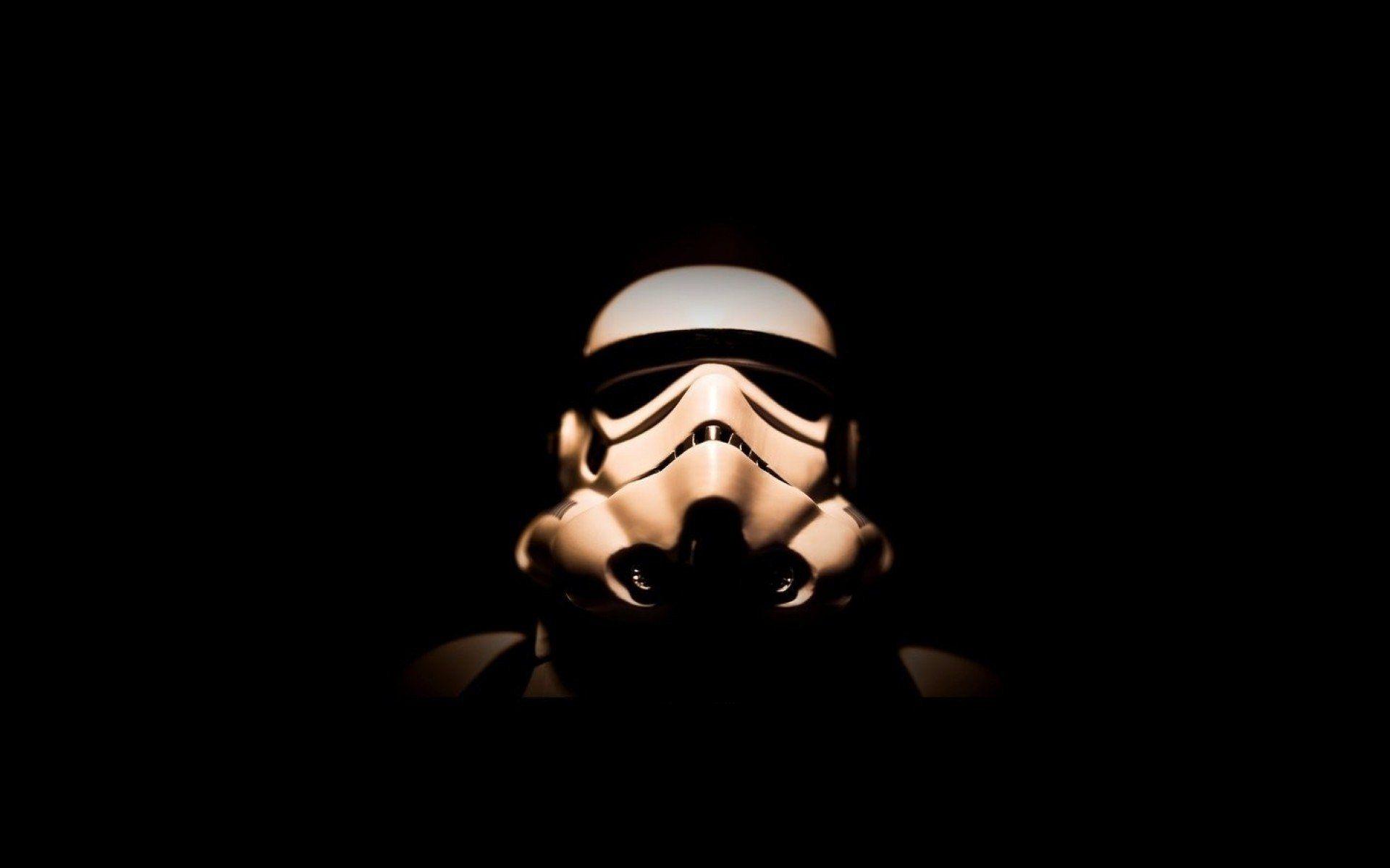 a black stormtrooper