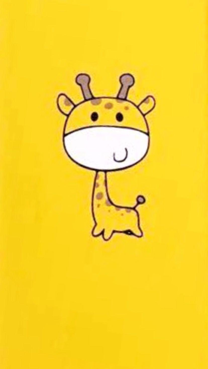 828x1472 Pin oleh Mai Huyền di iPhone wallpaper. Jerapah, Ilustrasi, Ilustrasi kartun
