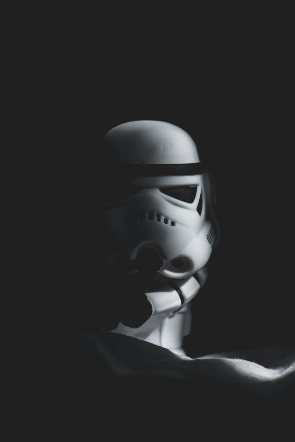 a black stormtrooper