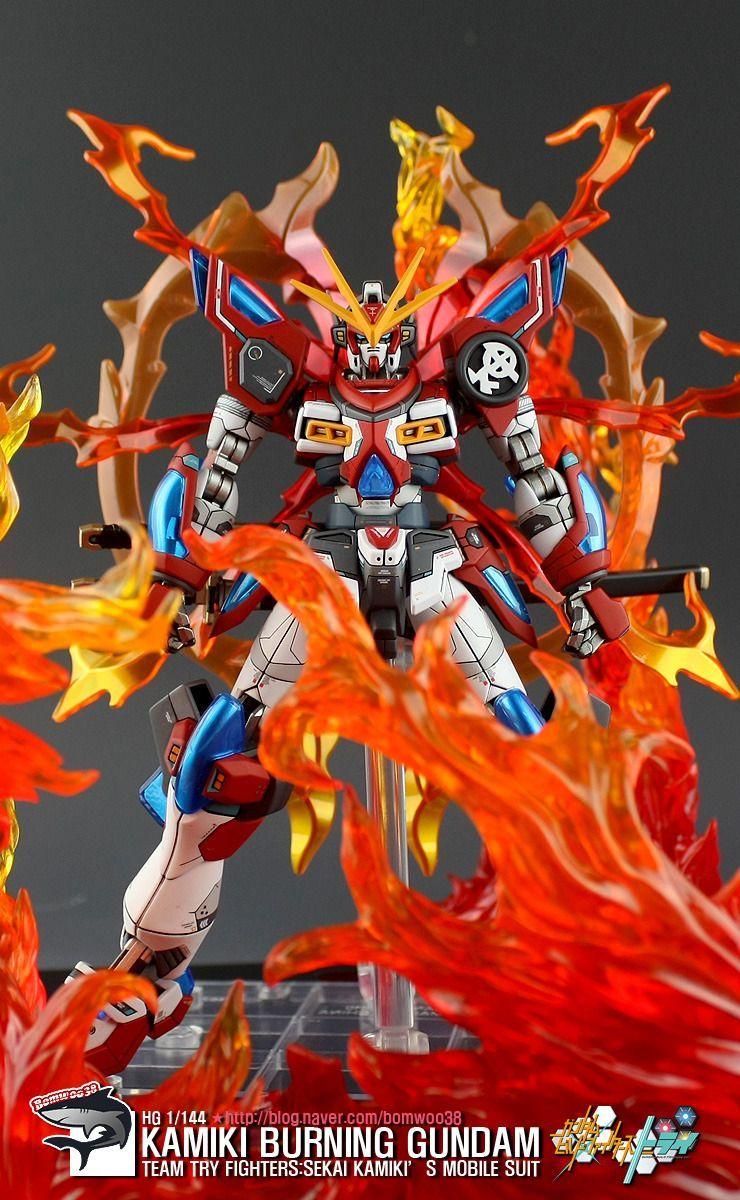 740x1200 HGBF 1/144 Kamiki Burning Gundam Build Modeled by bomwoo38. Gundam, Gundam wallpaper, Custom gundam