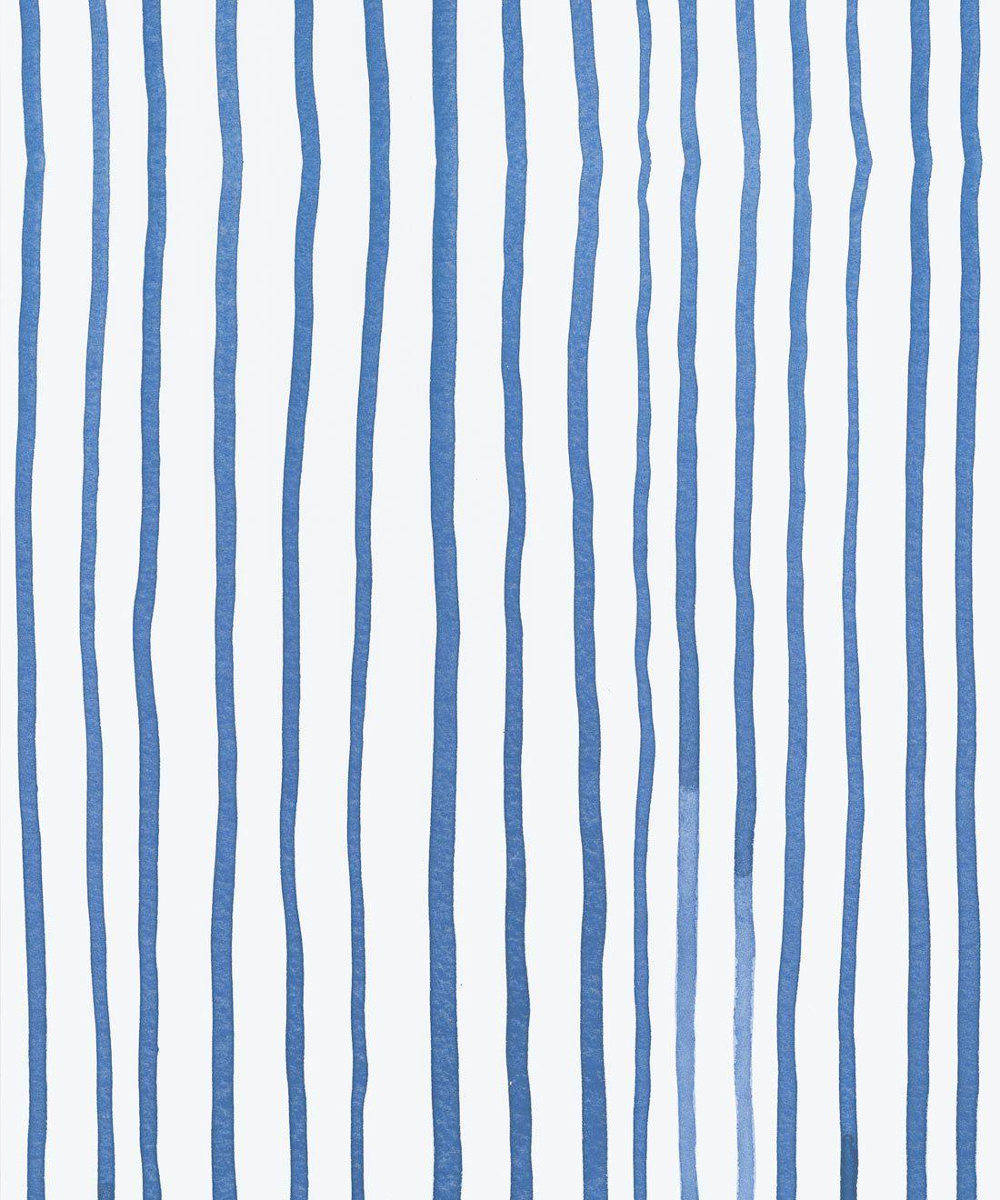 Soft Blue Stripe  Wallpaper Inn