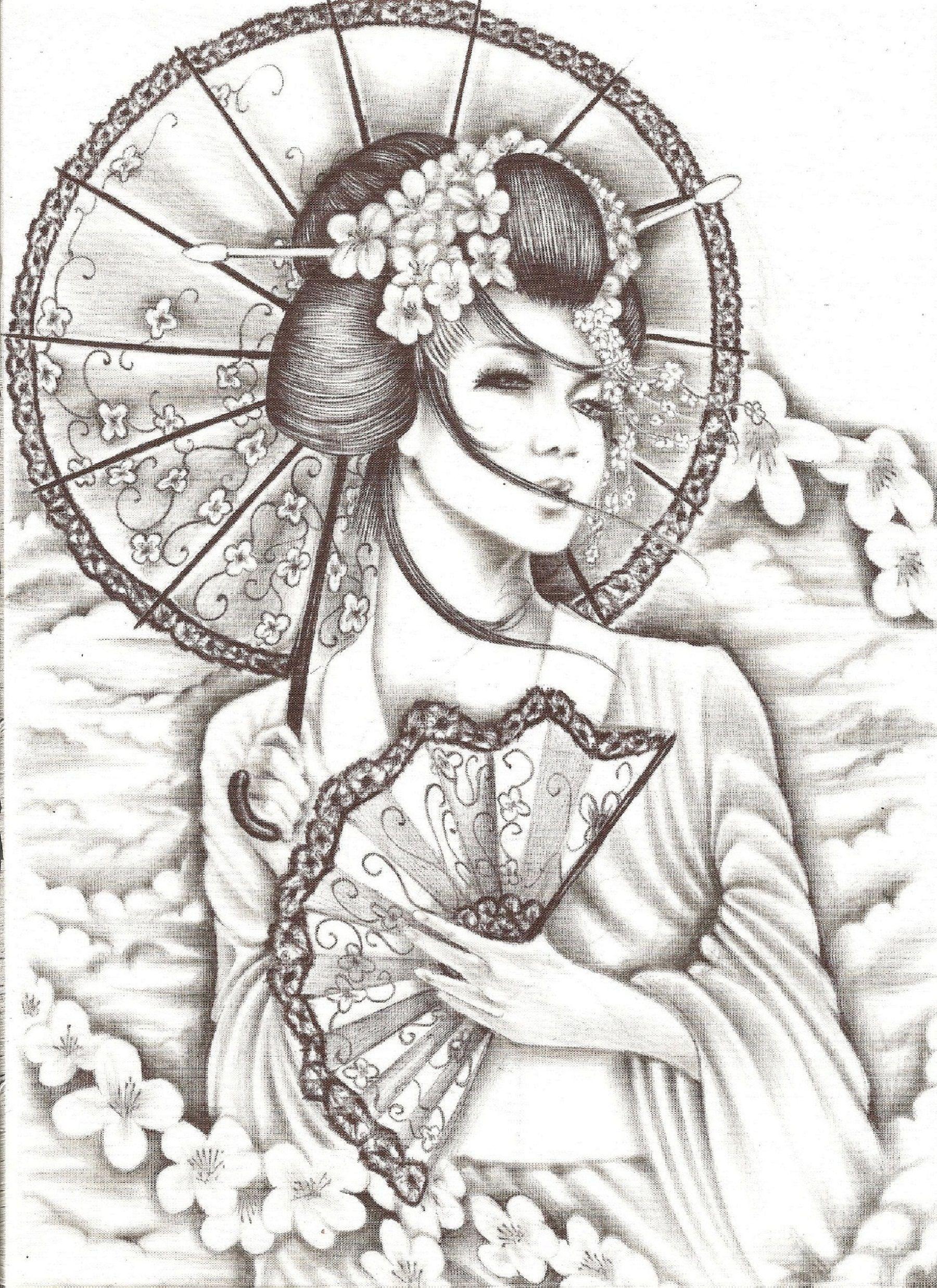 1800x2474 evil Geisha Tattoo. Pin Geisha Japanese Warriors Tattoo Picture On