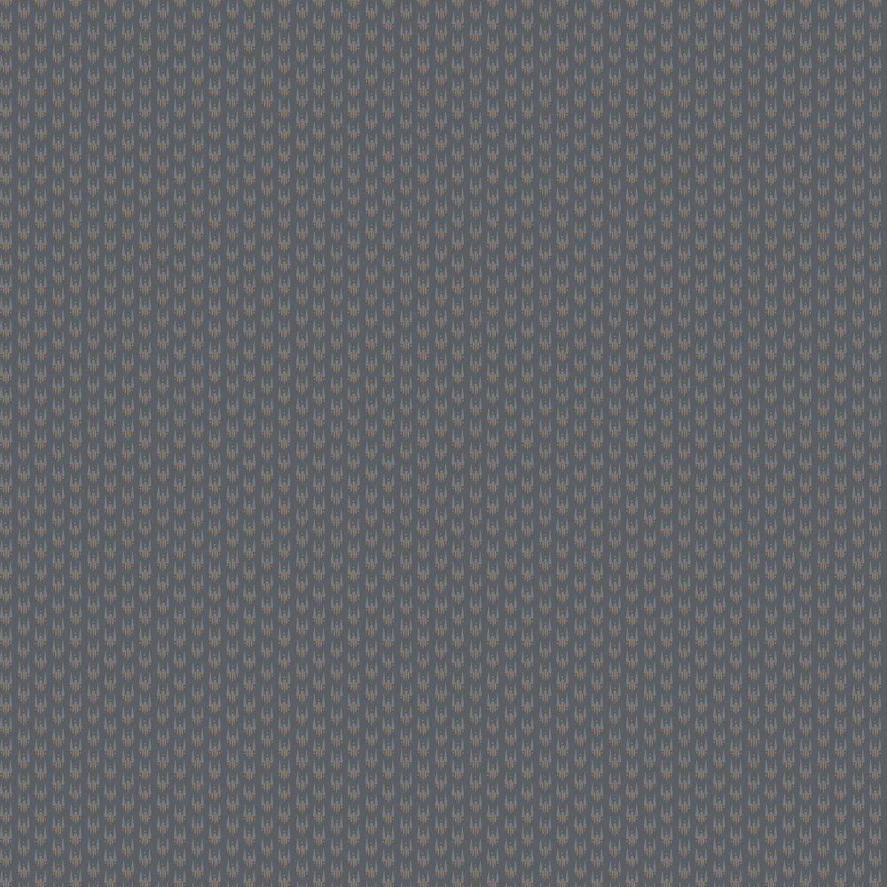 1000x1000 Strand Teardrop by Hamilton Weston Wallpaper Blue / Grey / Orange : Wallpaper Direct