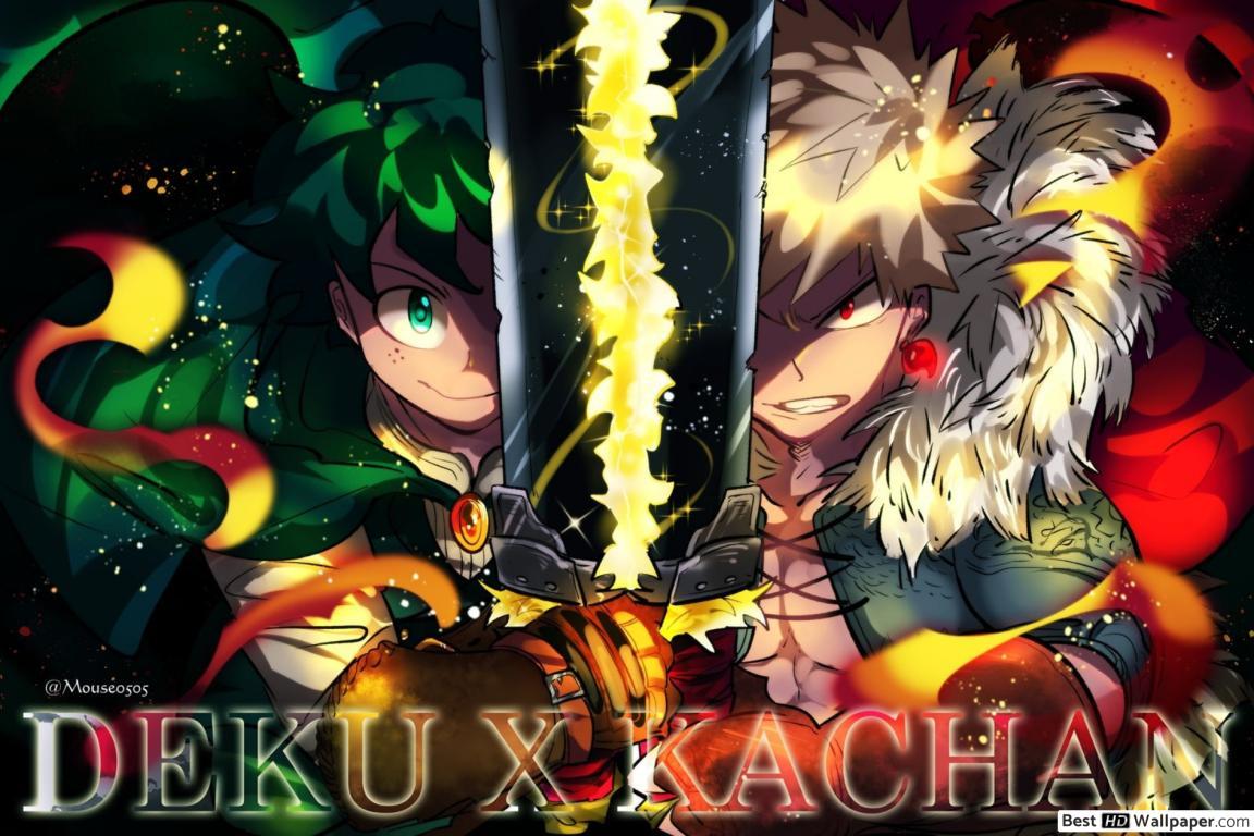 1152x768 Anime deku and kachan HD wallpaper download