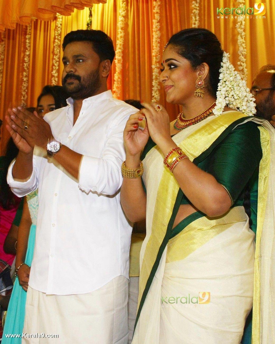 1041x1300 Dileep Kavya Madhavan Marriage Photo.com. Kavya madhavan wedding, Set saree, Kavya madhavan saree
