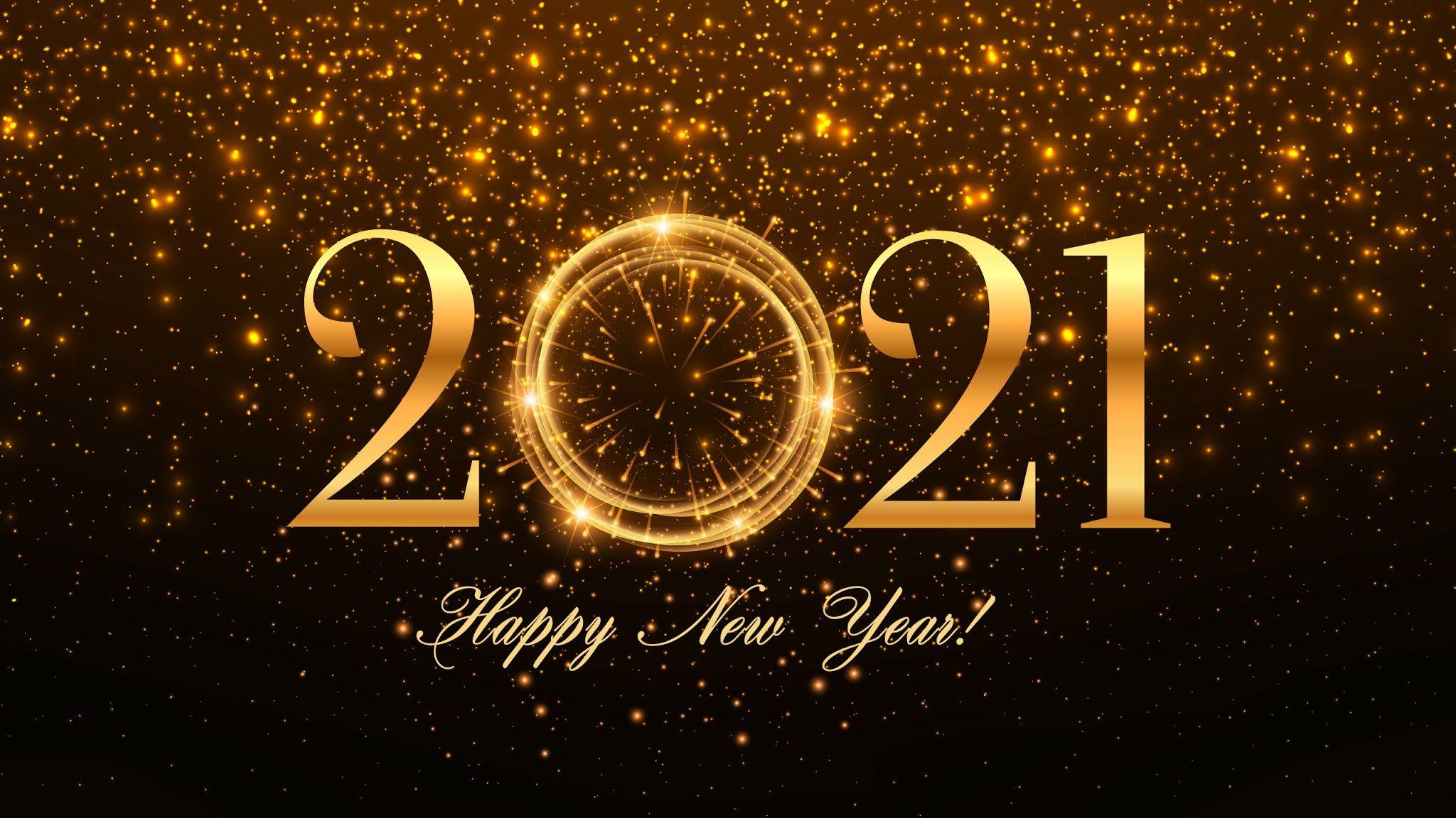 happy new year 2021 background