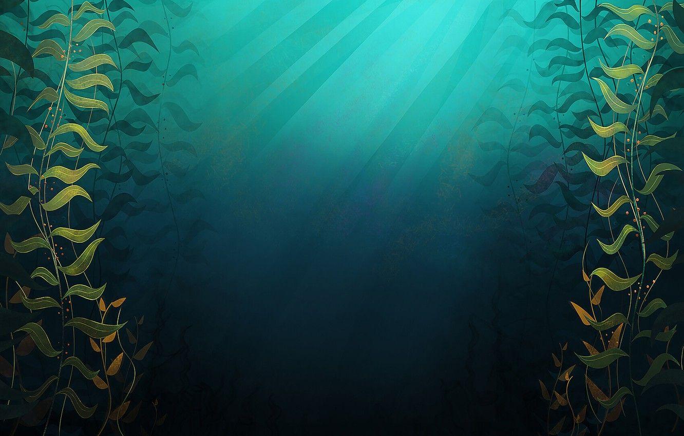 1332x850 Wallpaper Water, The ocean, Sea, Light .anime.